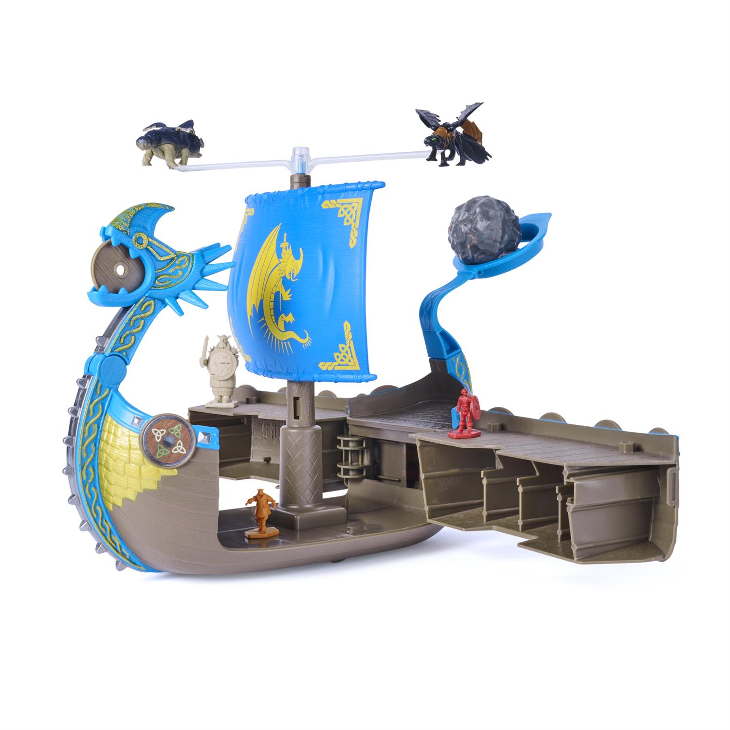 6076327 | DreamWorks Dragons, Transforming Viking Ship Playset
