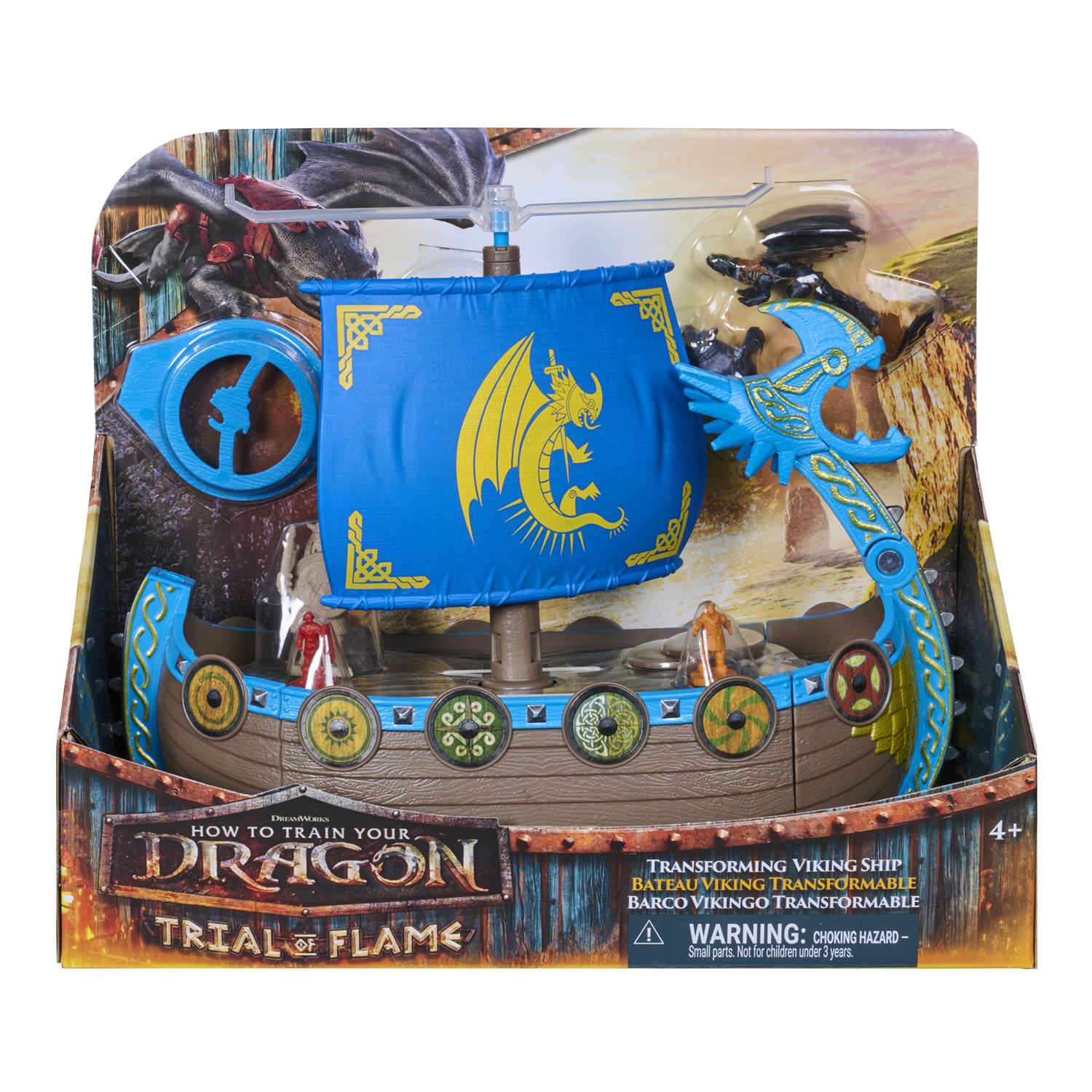 BACK to BACKRIP SLYMEDragon Ashコラボ3点セット 6076327 | DreamWorks Dragons, Transforming Viking Ship Playset