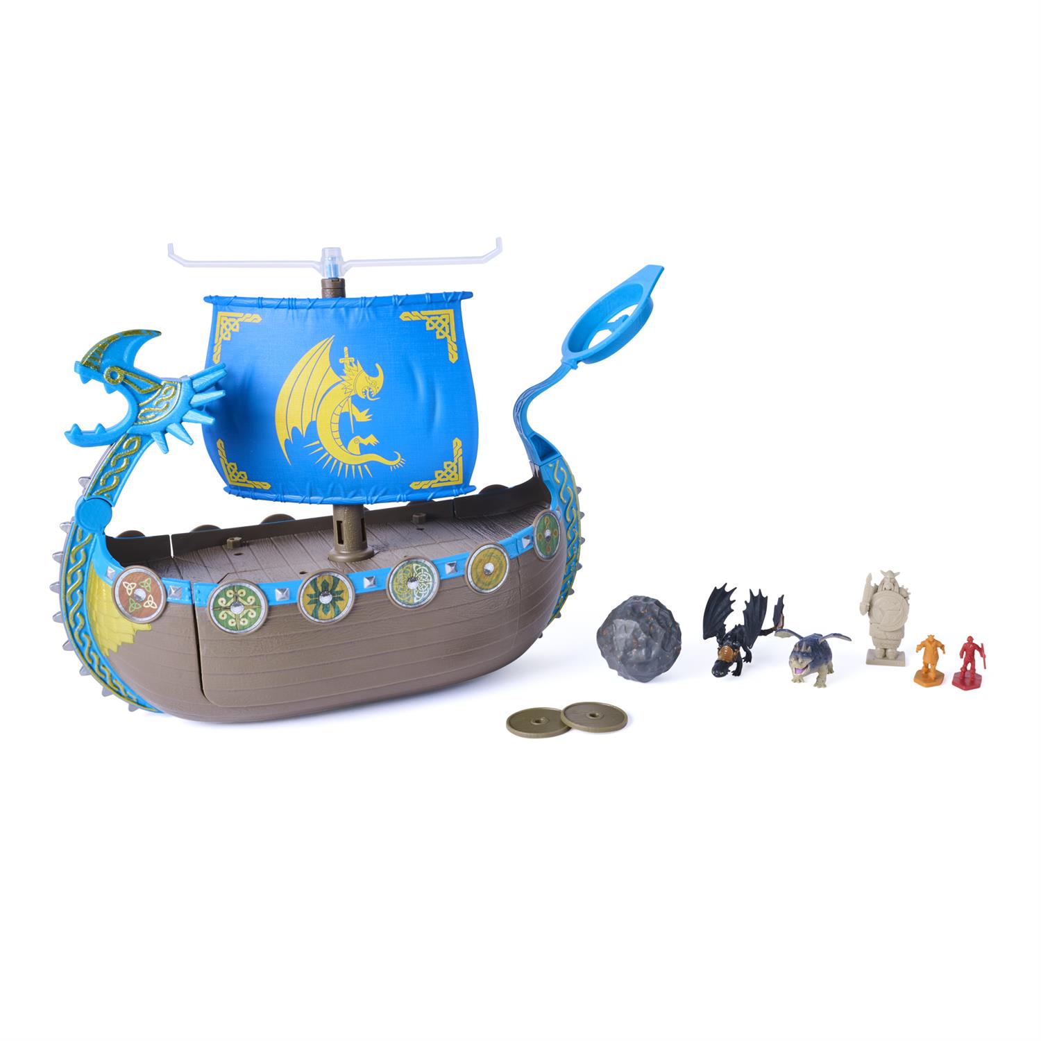 6076327 | DreamWorks Dragons, Transforming Viking Ship Playset