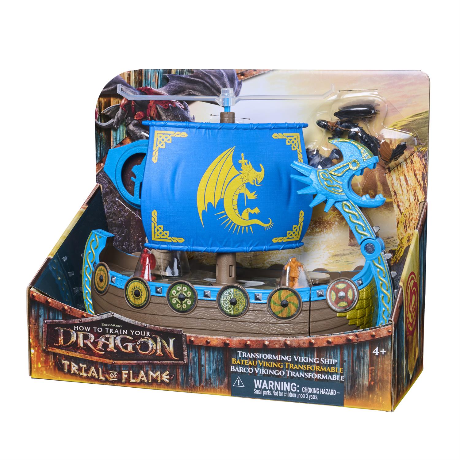 6076327 | DreamWorks Dragons, Transforming Viking Ship Playset
