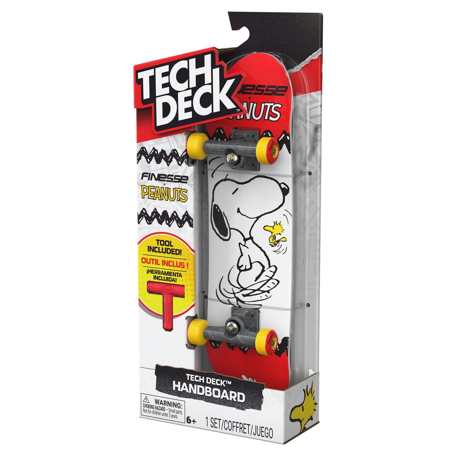 6076620 | Tech Deck Finesse Peanuts Handboard