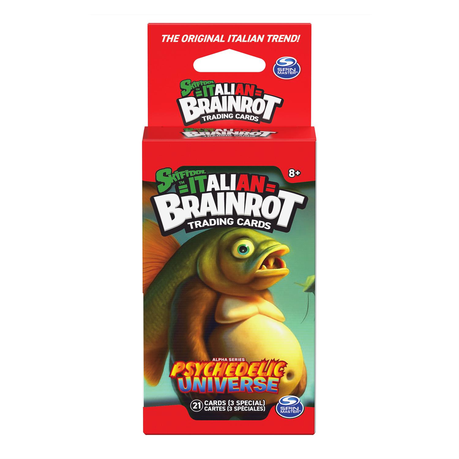 6078344 | Italian Brainrot Mystery Trading Card Game 3-Pack Blind