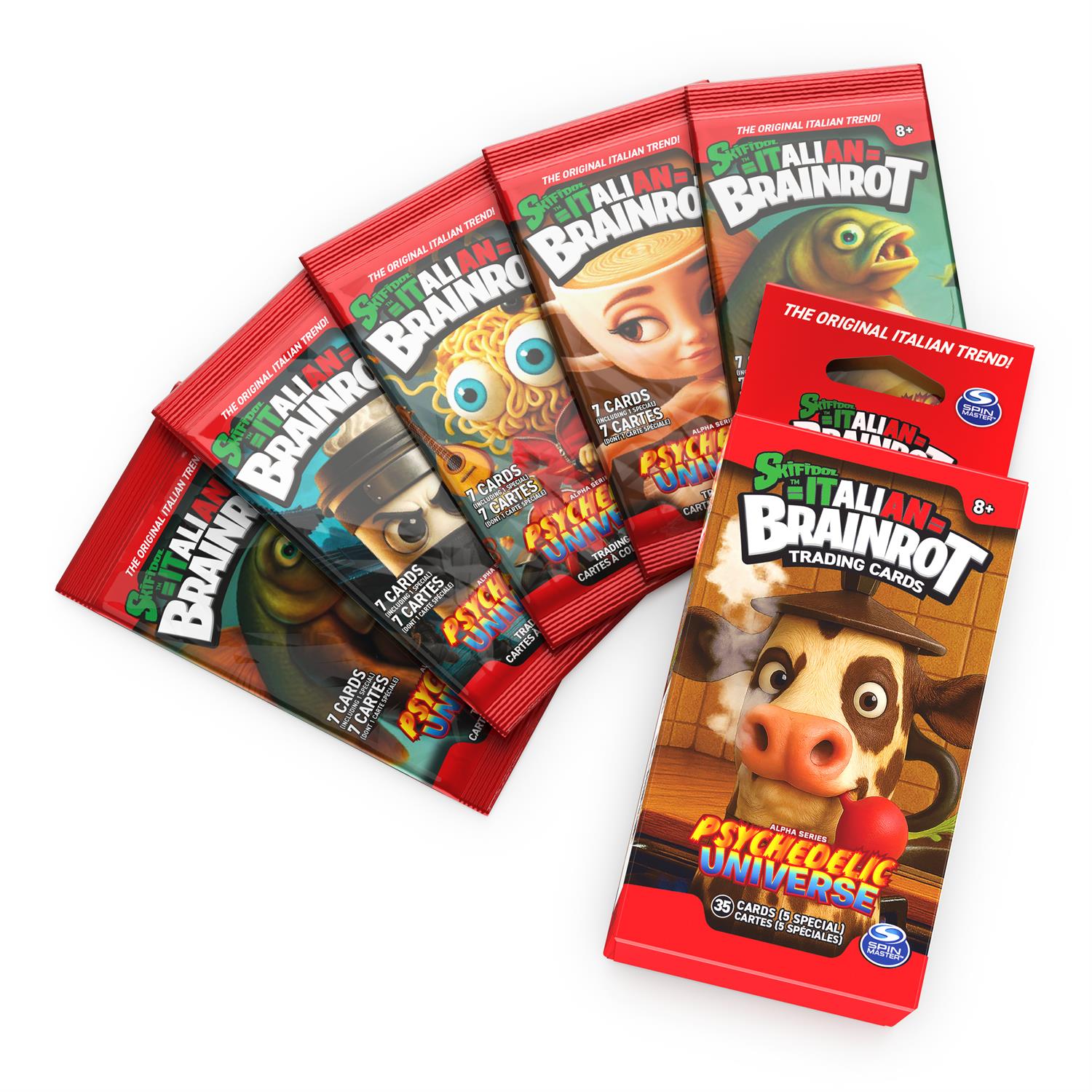 6078345 | Italian Brainrot Mystery Trading Card Game 5-Pack Blind Booster Box 6078345 | Italian Brainrot Mystery Trading Card Game 5-Pack Blind Booster Box