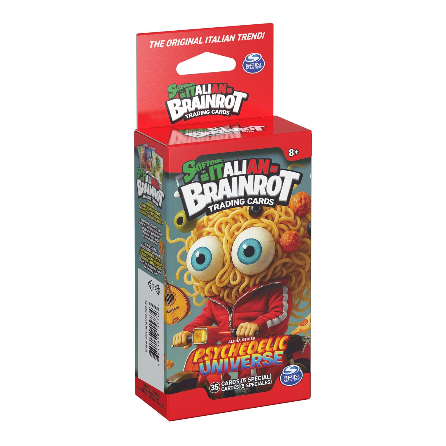 italian brainrot cards rare Skifidol Psychedelic Universe Wishlist dueling to see whose Follia (Insanity) score comes out on top 17 Italian brainrot Trading Cards