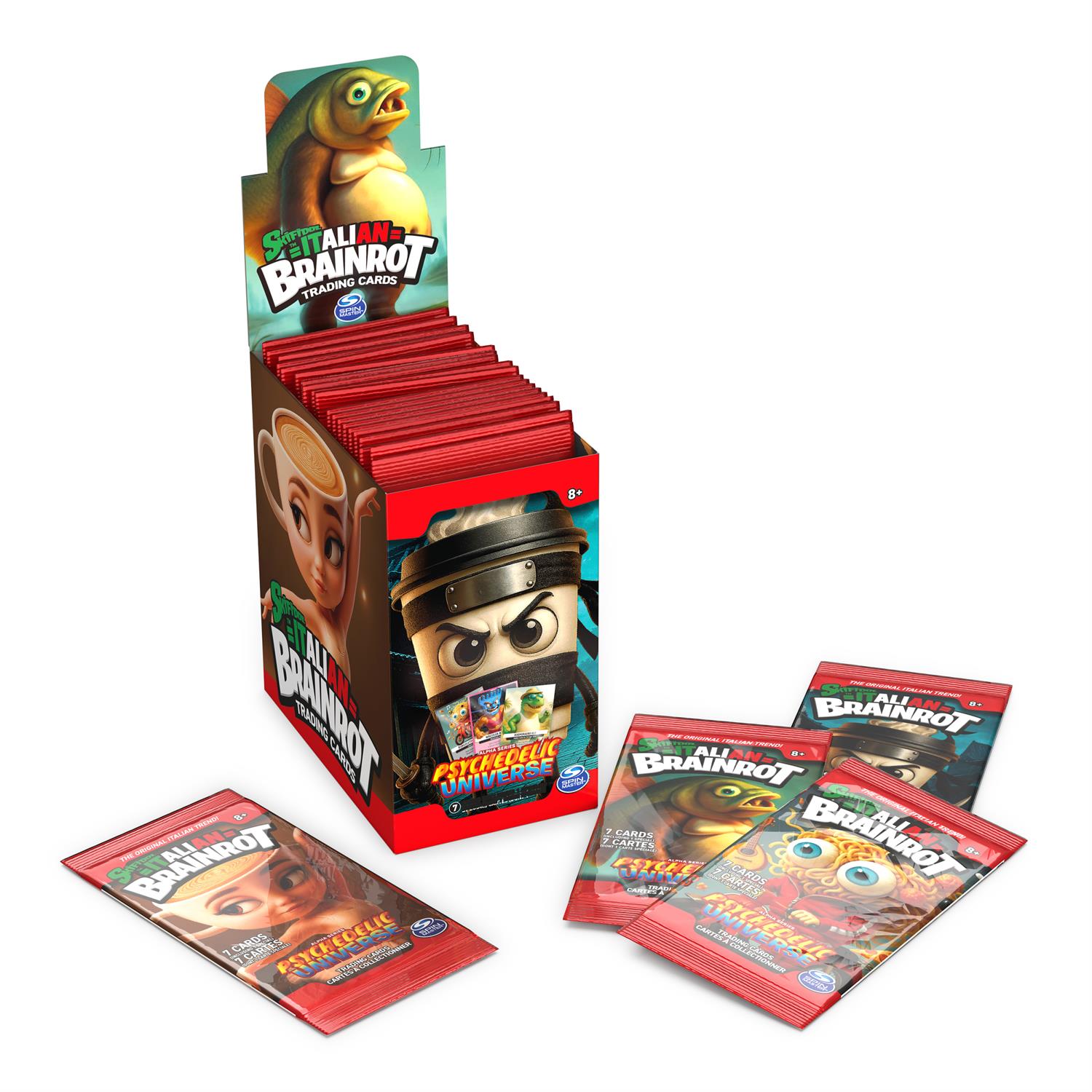 6078347 | Italian Brainrot Trading Card Game 24-Pack Blind Booster Packs Box