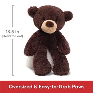 6047546 | Fuzzy Bear, Chocolate, 13.5