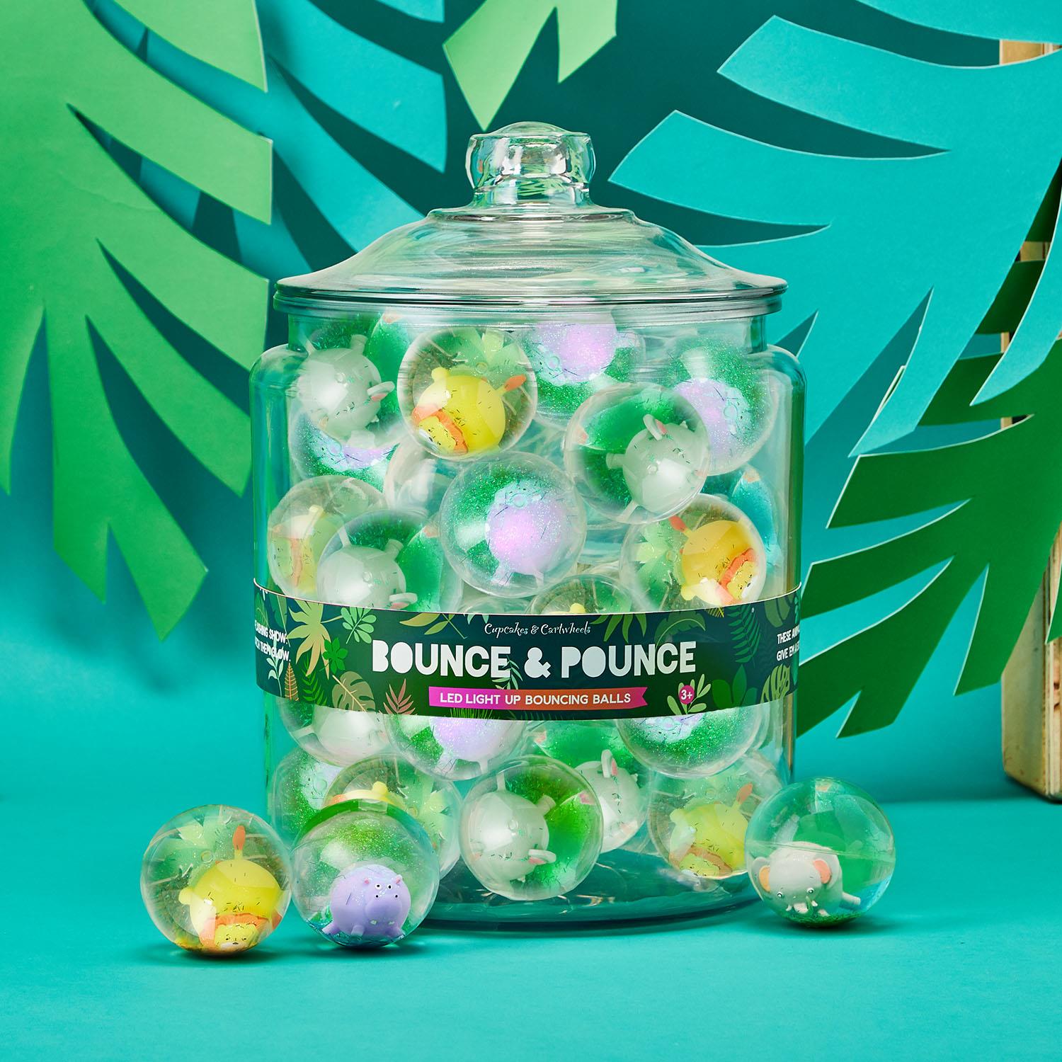 Safari 36 Pc Bouncing Ball Un Incl 3 Designs
