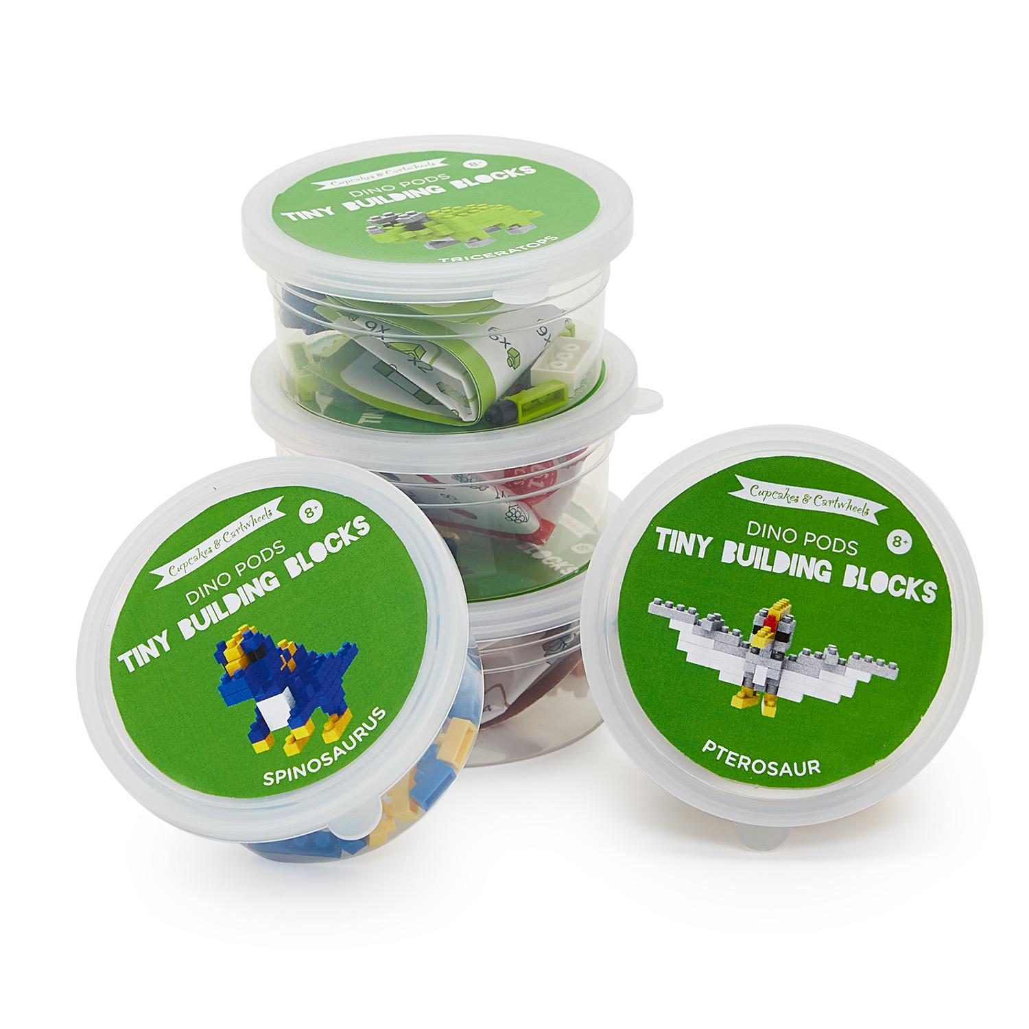 Refill for Puzzle Pods 48 Pc Tiny Building Blocks Dino Unit
