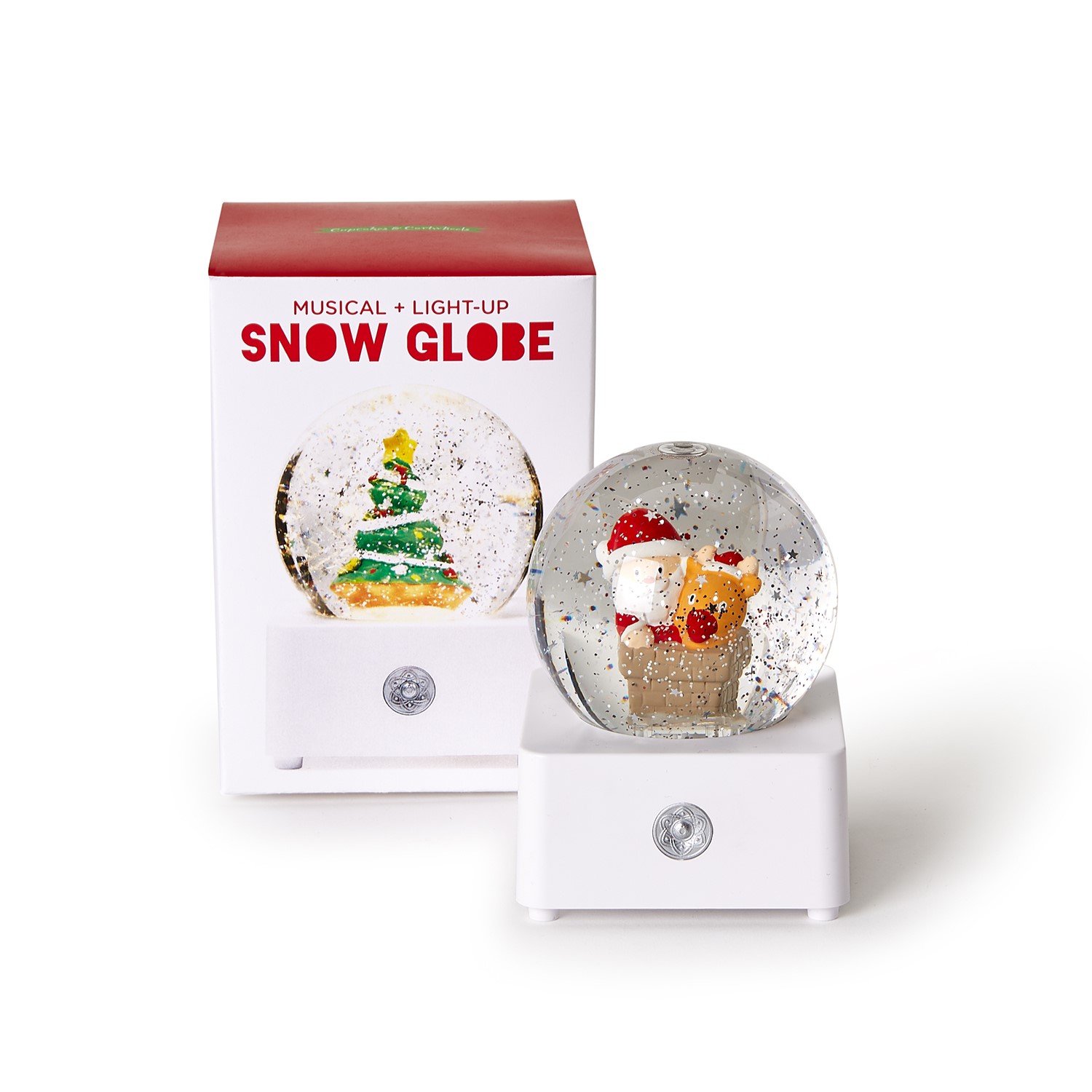 Snow Globe with Music and Light in Gift Box Assorted 3 Designs