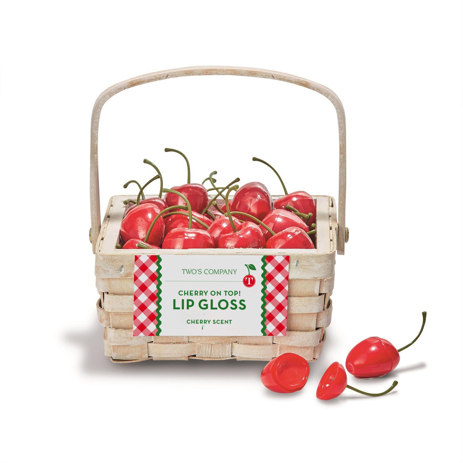 48 Pc Cherry Lip Gloss Un in Basket Display