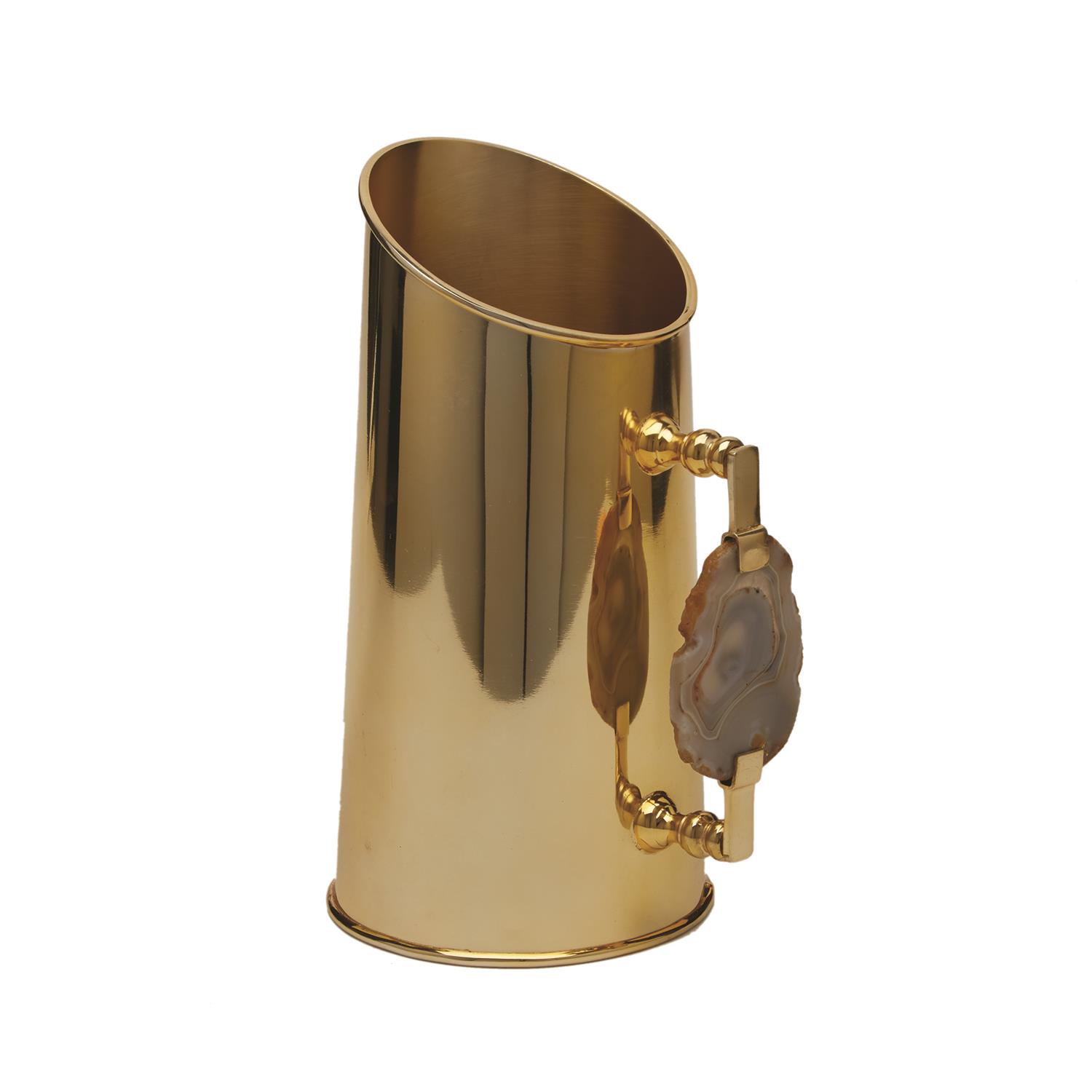Simple Gate Pitcher Genuine Agate Golden Pitcher