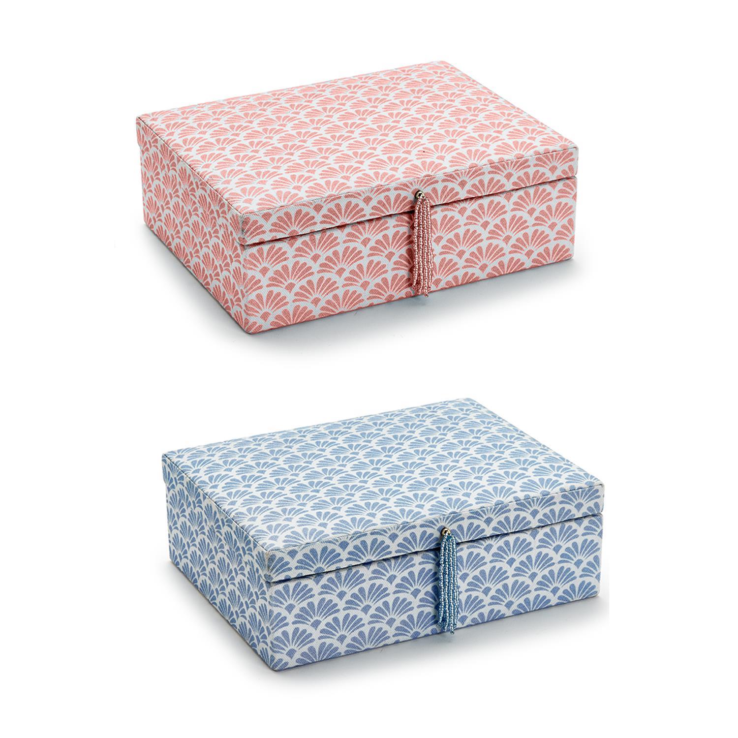Printed Jewelry Box Assorted 2 Colors