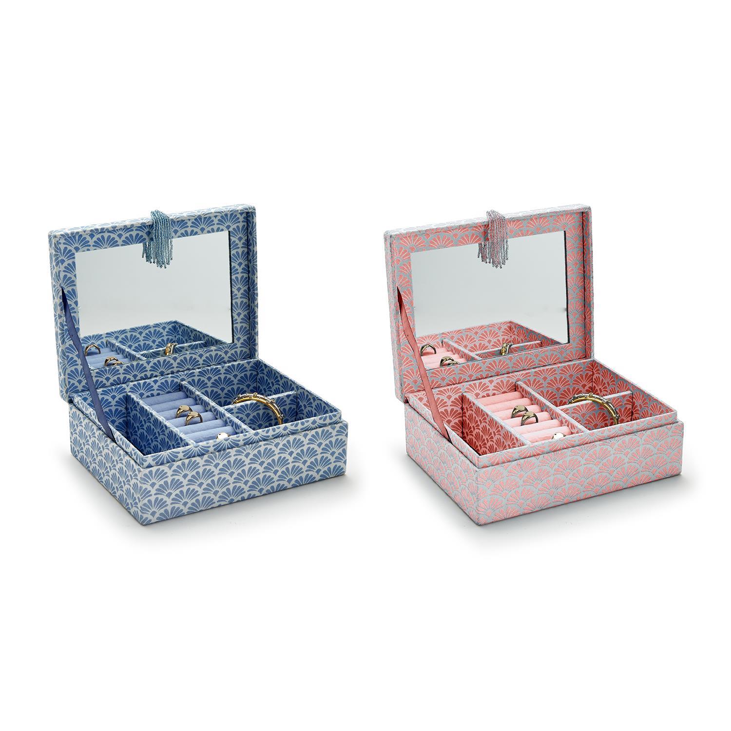 Printed Jewelry Box Assorted 2 Colors