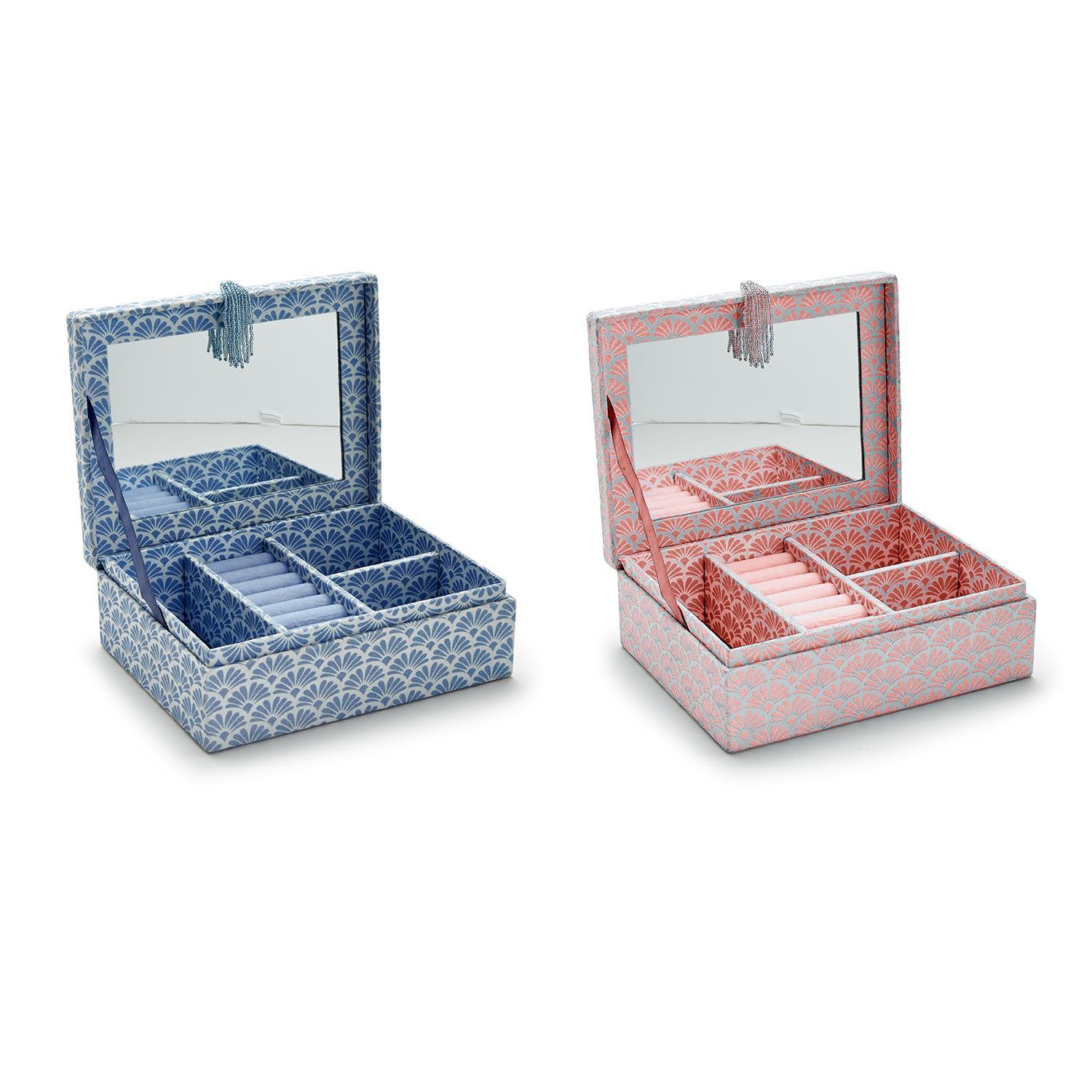 Printed Jewelry Box Assorted 2 Colors