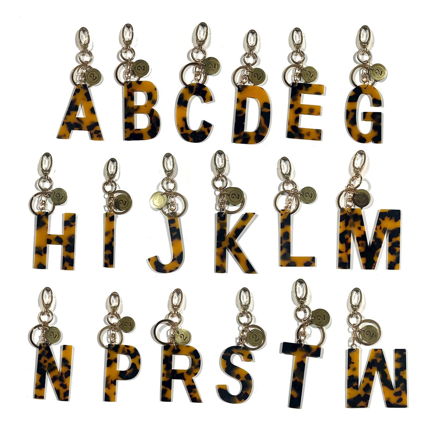 Letter Bag Charm A/25