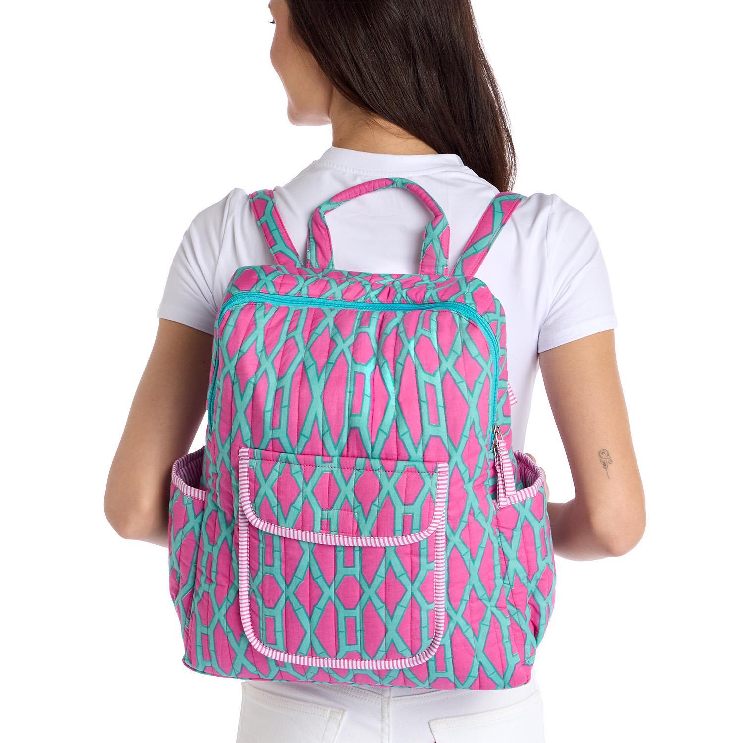 Bamboo Print Backpack