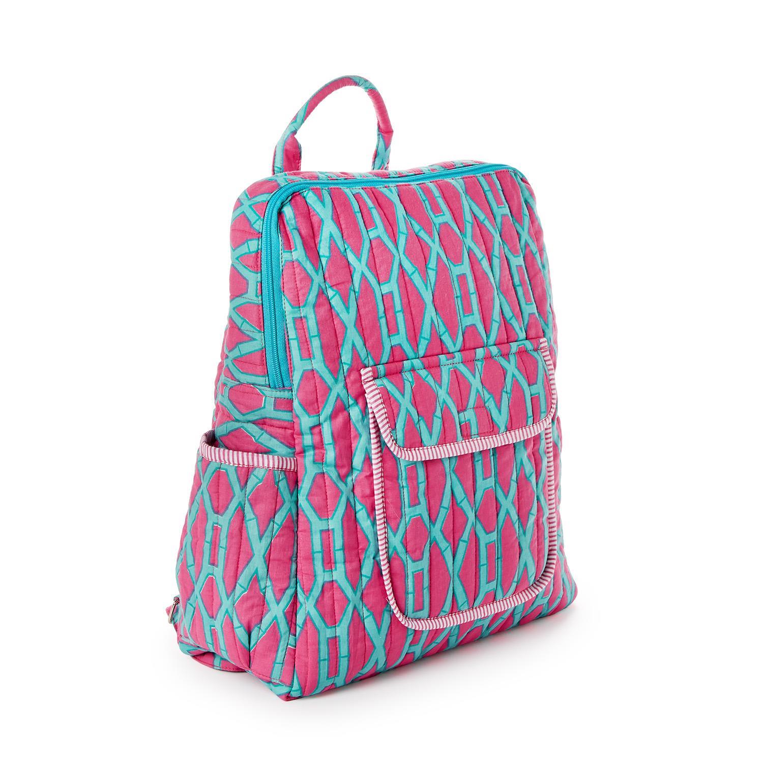 Bamboo Print Backpack