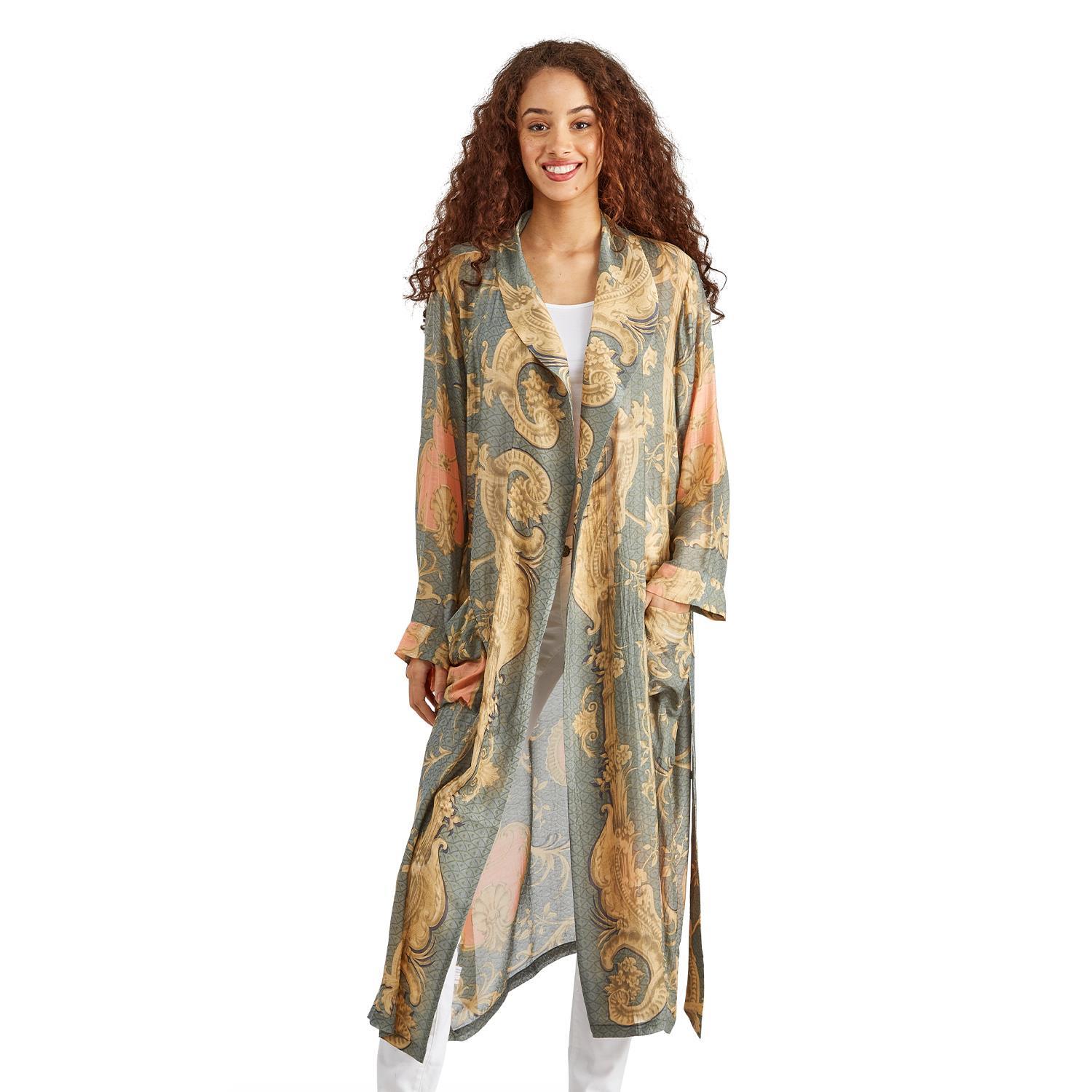 Emu Robe Rococo Grey Robe Gown