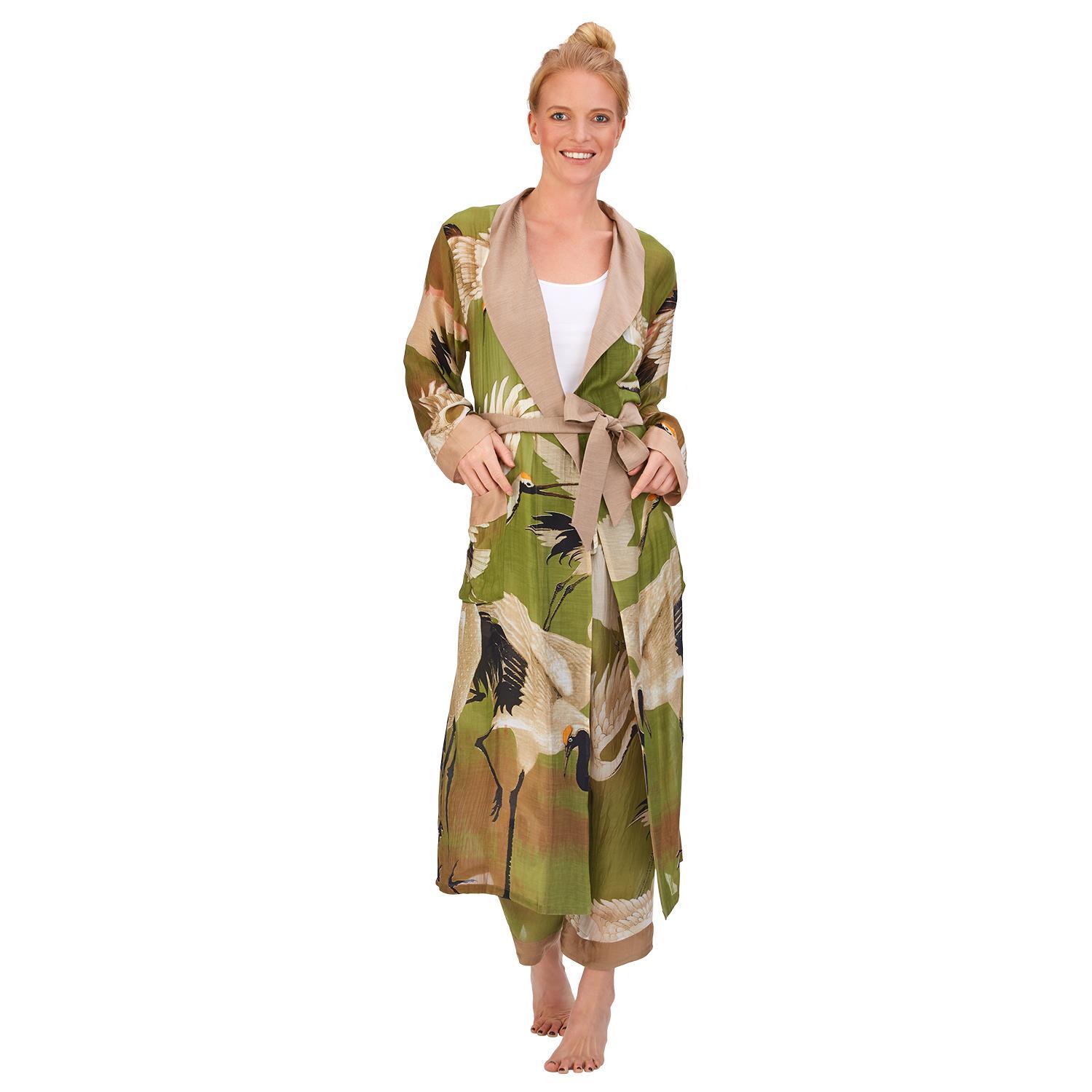 Emu Robe Heron Robe Gown