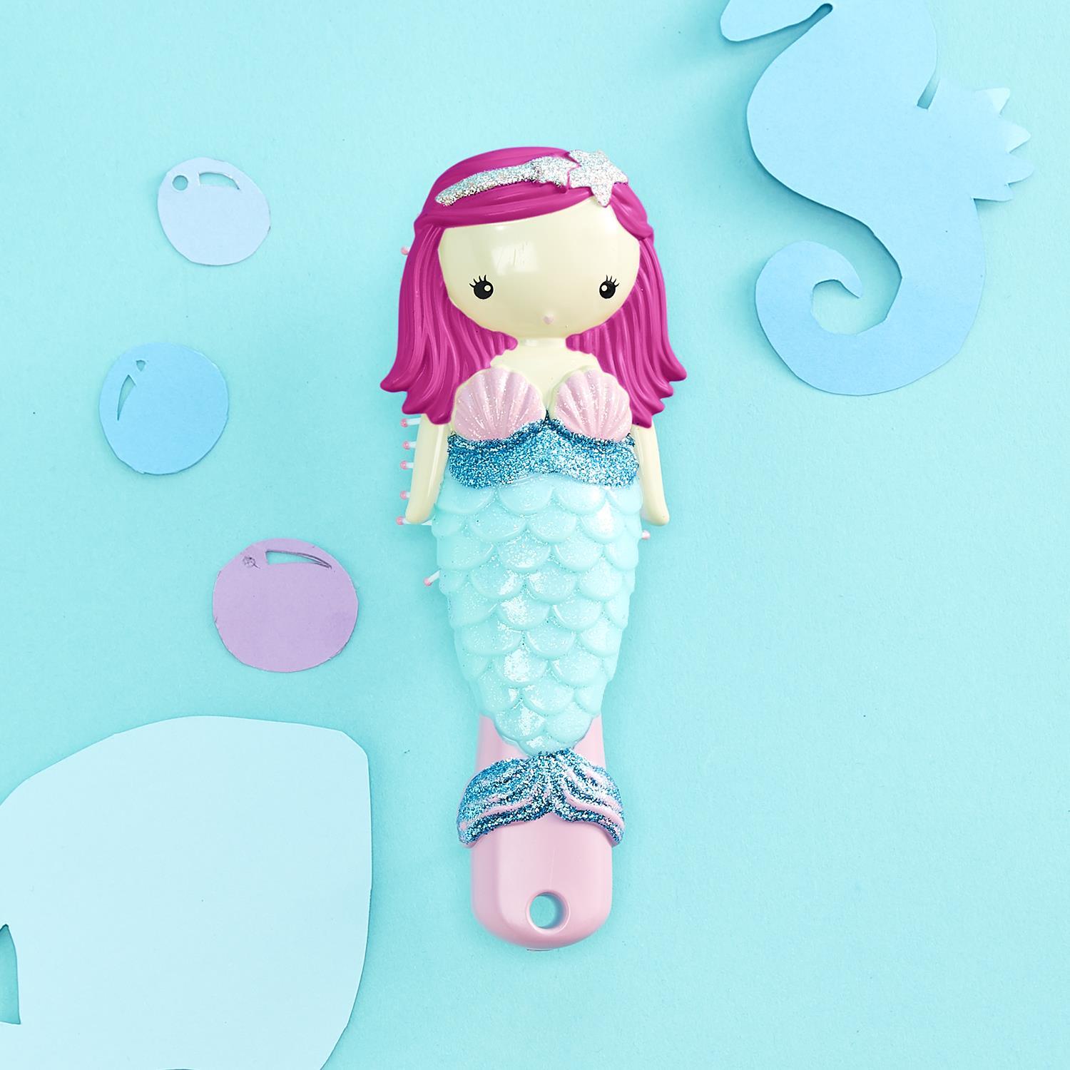 Mermaid Glitter Hair Brush