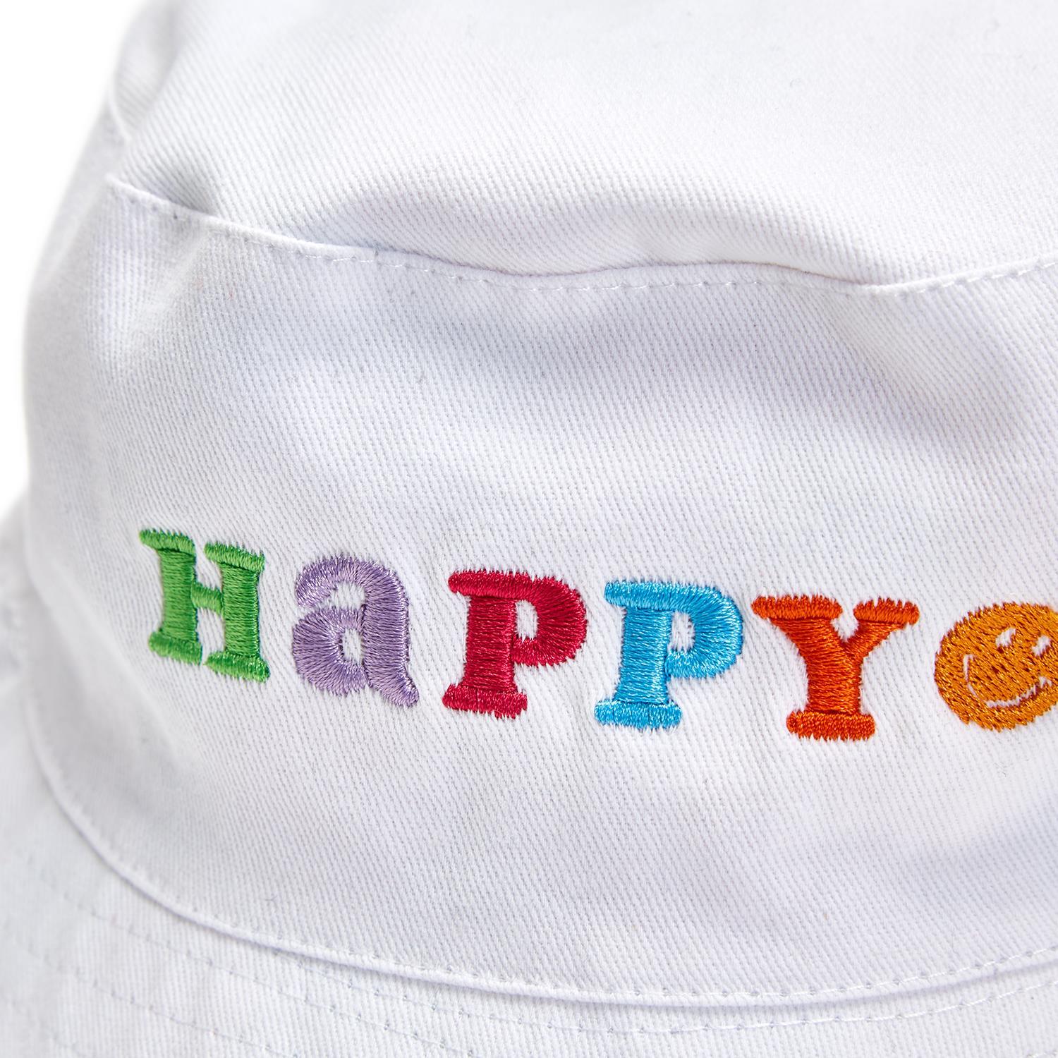 Happy Reversible Bucket Hat with Velcro Closure (age 3-5 years