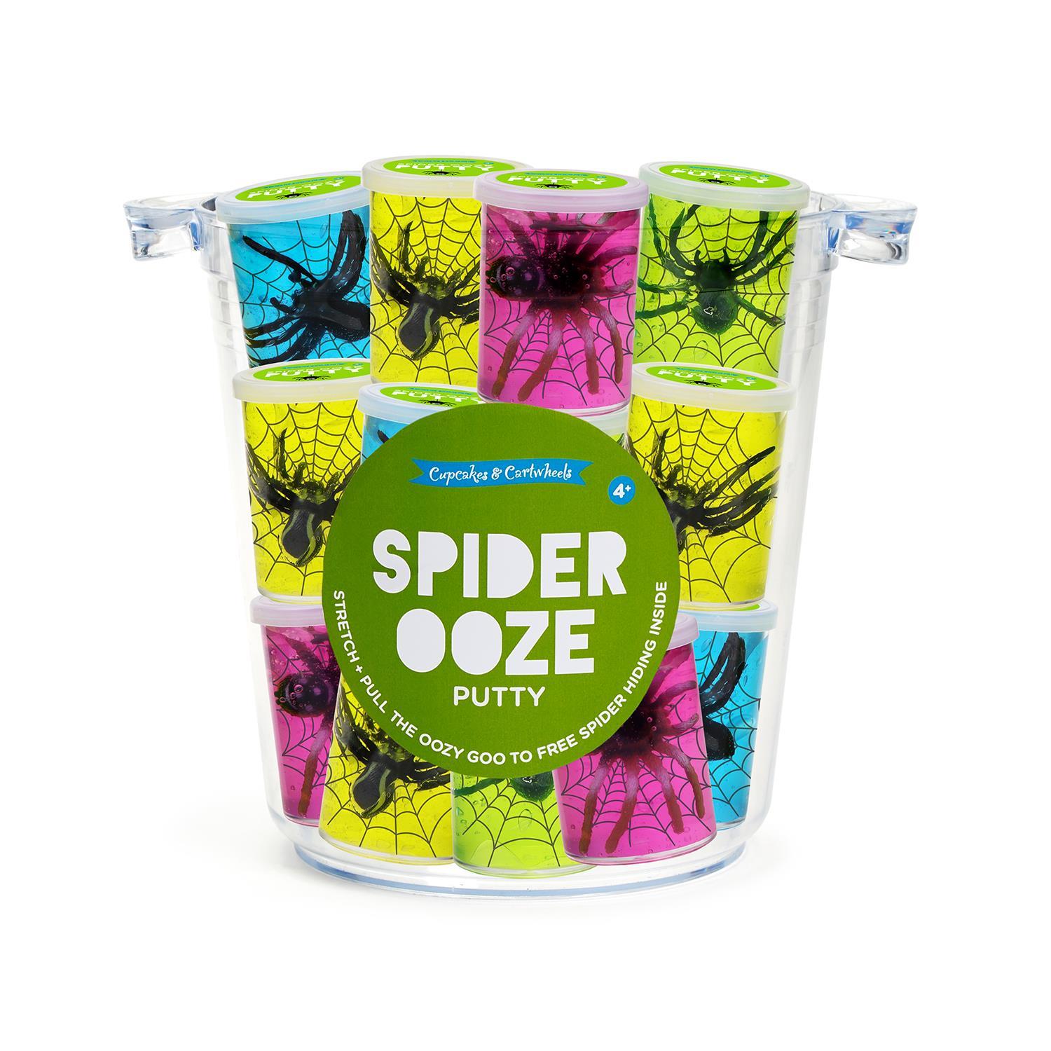 24 Pc Spider Ooze Unit with Display Bucket Includes 4 Colors