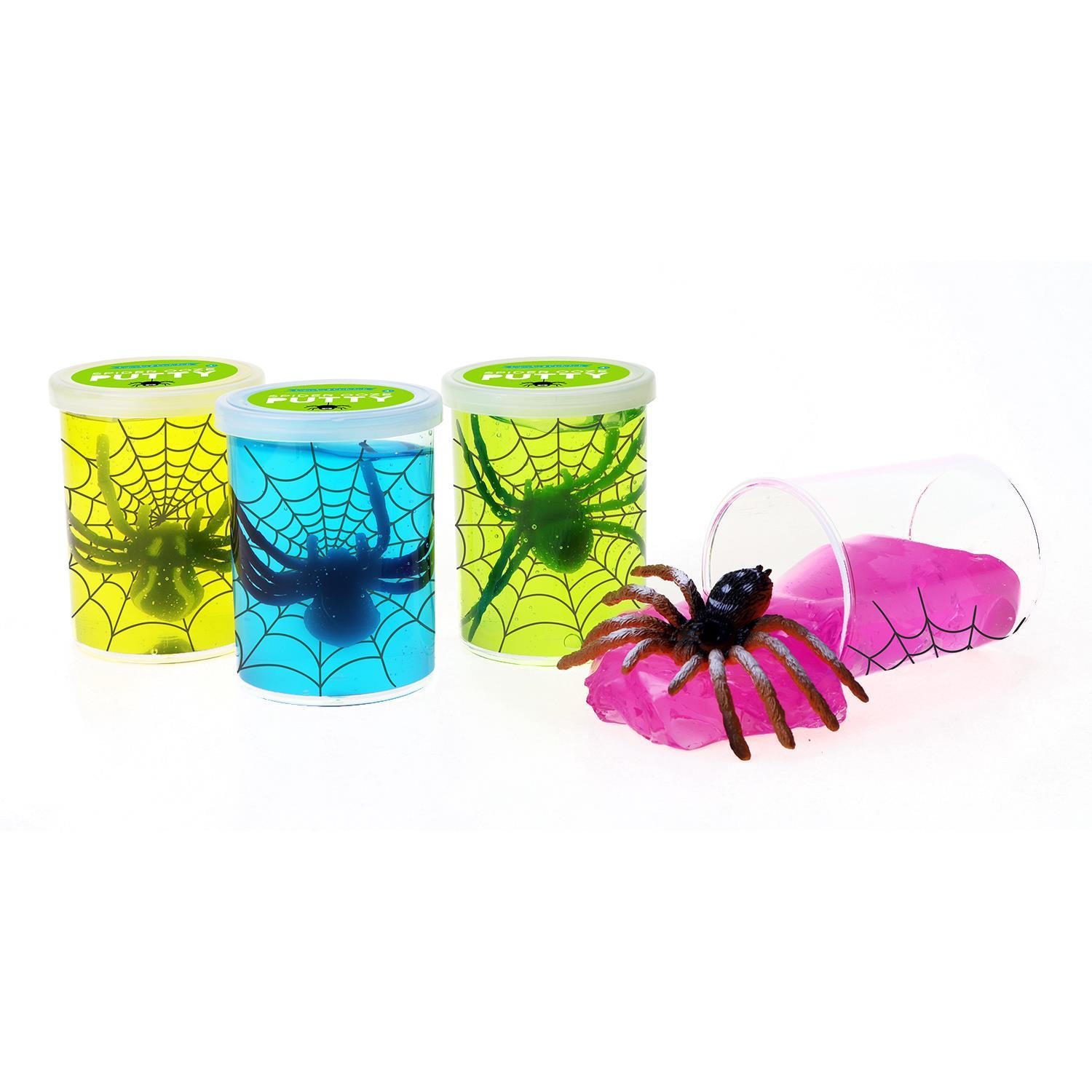 24 Pc Spider Ooze Unit with Display Bucket Includes 4 Colors