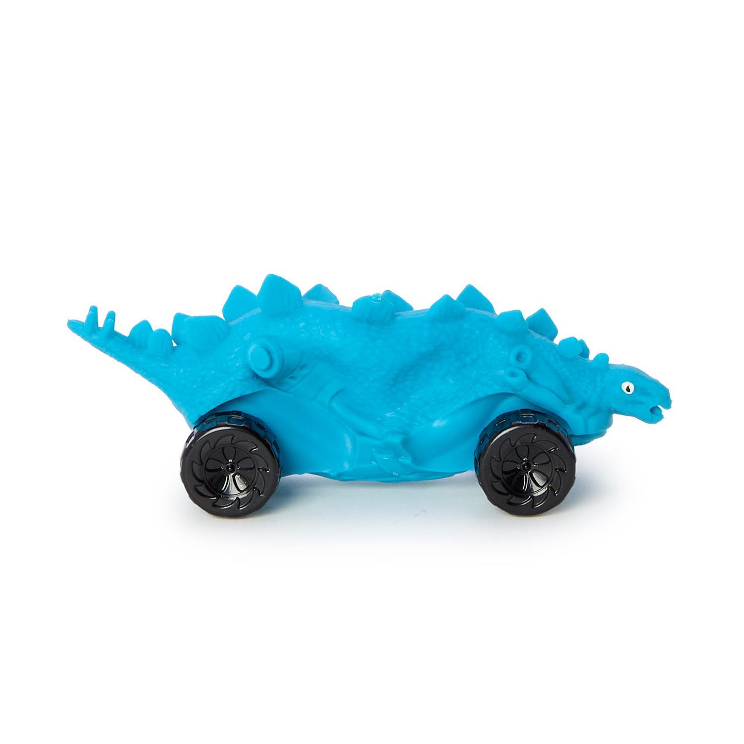 24 Pc Stretch and Mold Dinosaur Car Unit with Bucket Display Includes 4 ...