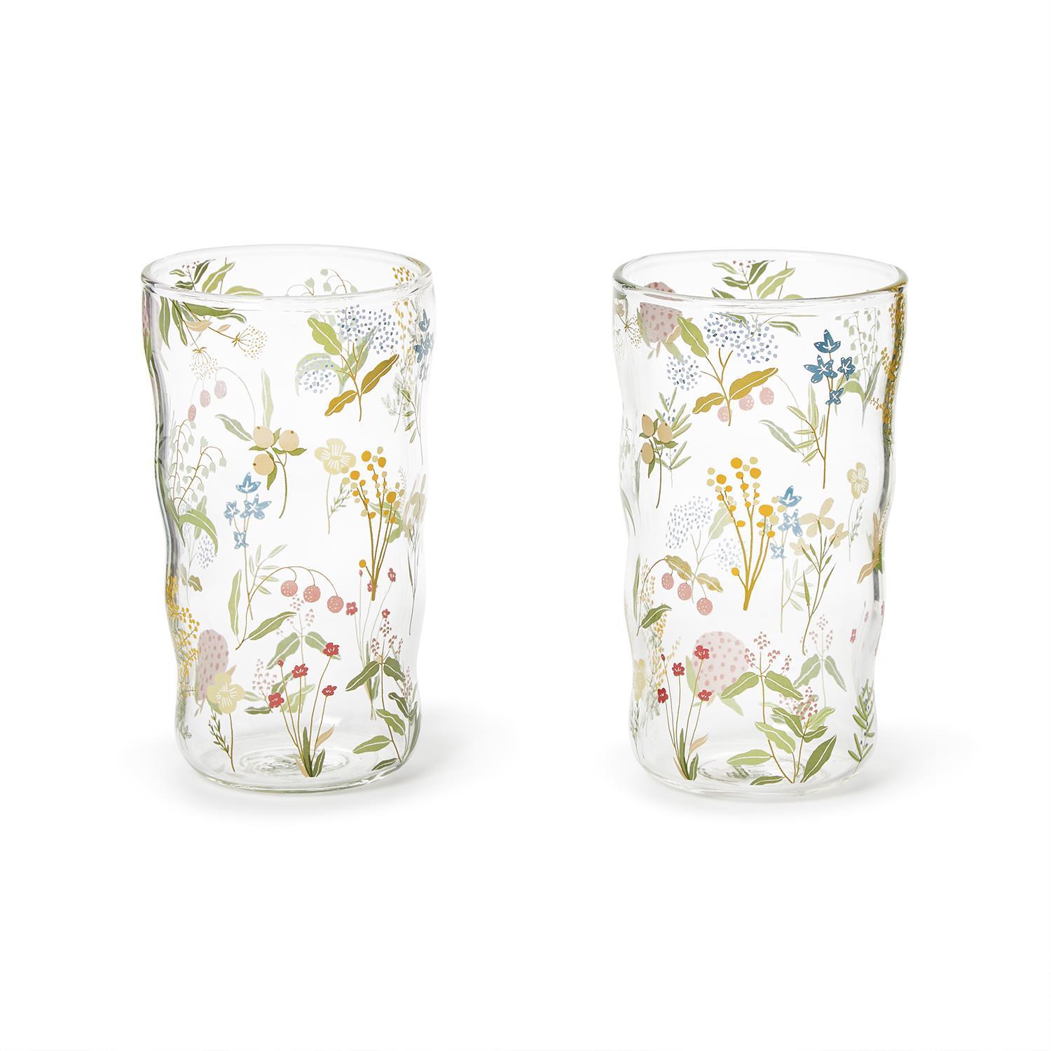 Garden Delight 18 Pc UN Tumbler Drinking Glass Unit