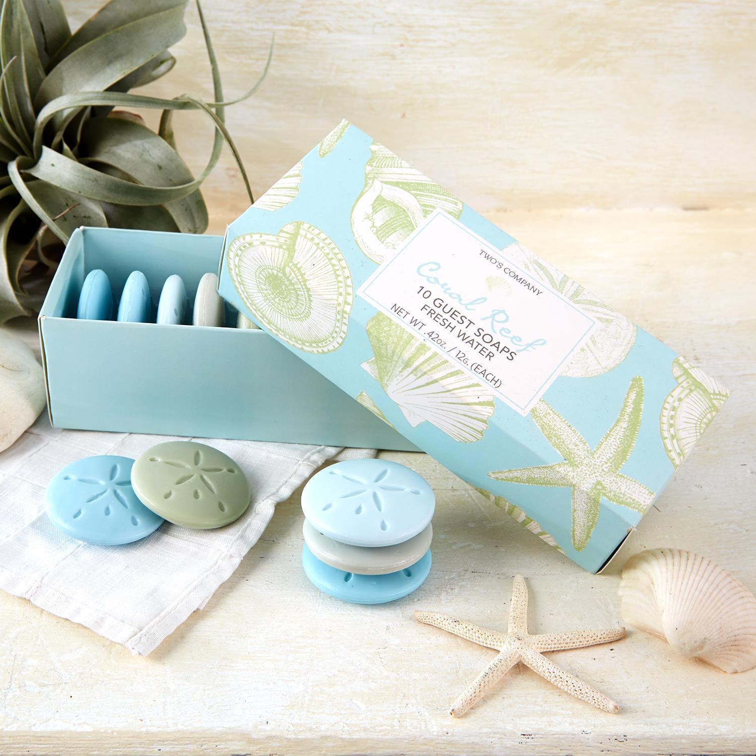 S/10 Freshwater Scented Disc Soaps in Gift Box
