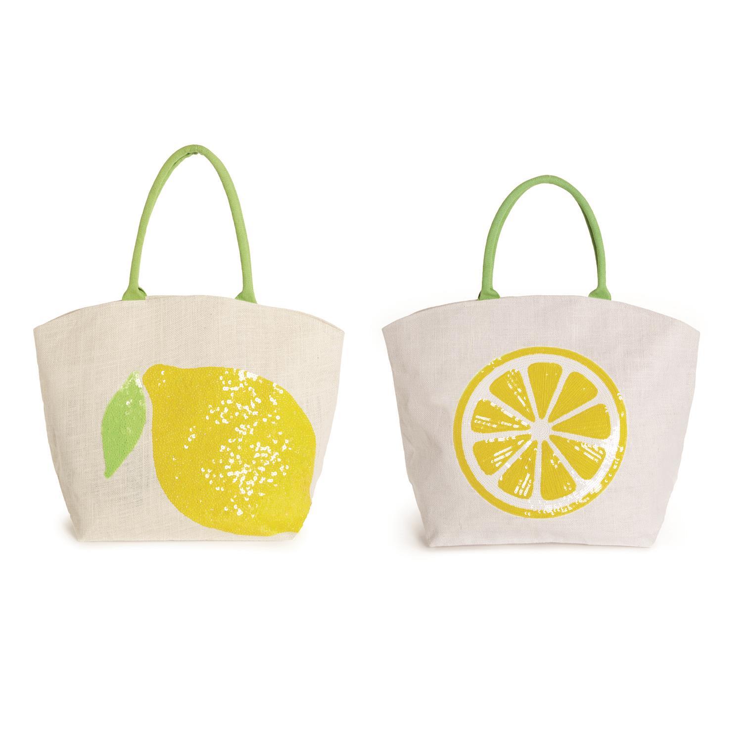 Lemon Sequin Bag Asst 2 Designs