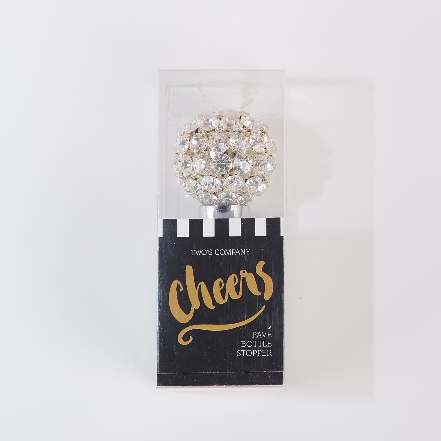 Multifacited Crystal Bottle Stopper in Gift Box