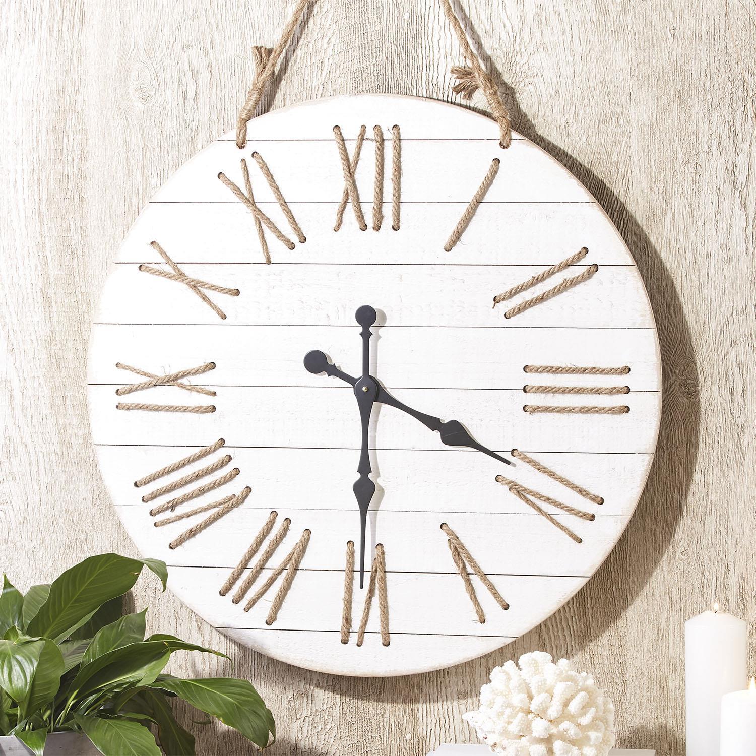 Wall Hang Rope Clock