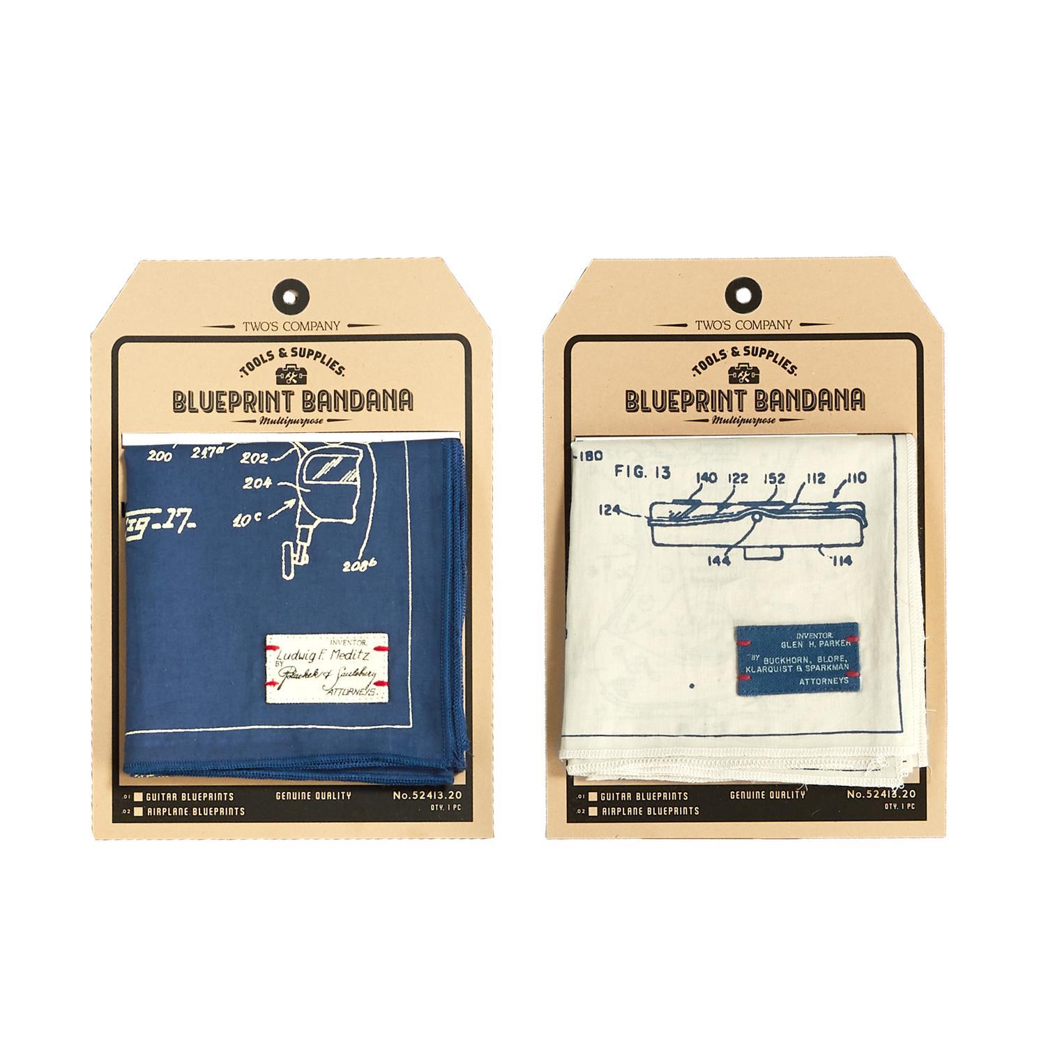 Blueprint Bandana Asst 2 Designs