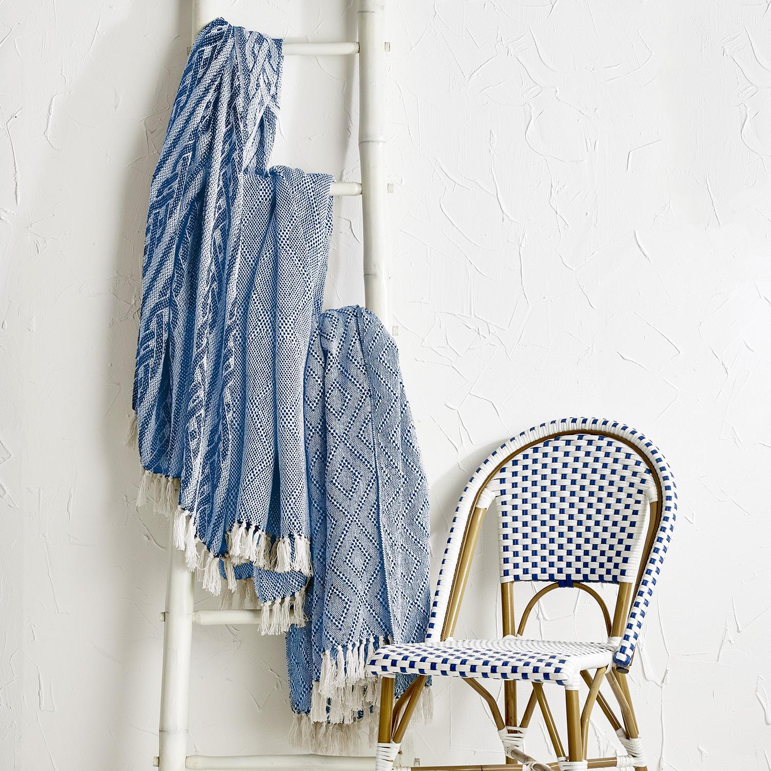 Blanket/Throw W/ Tassels Asst 3 Designs