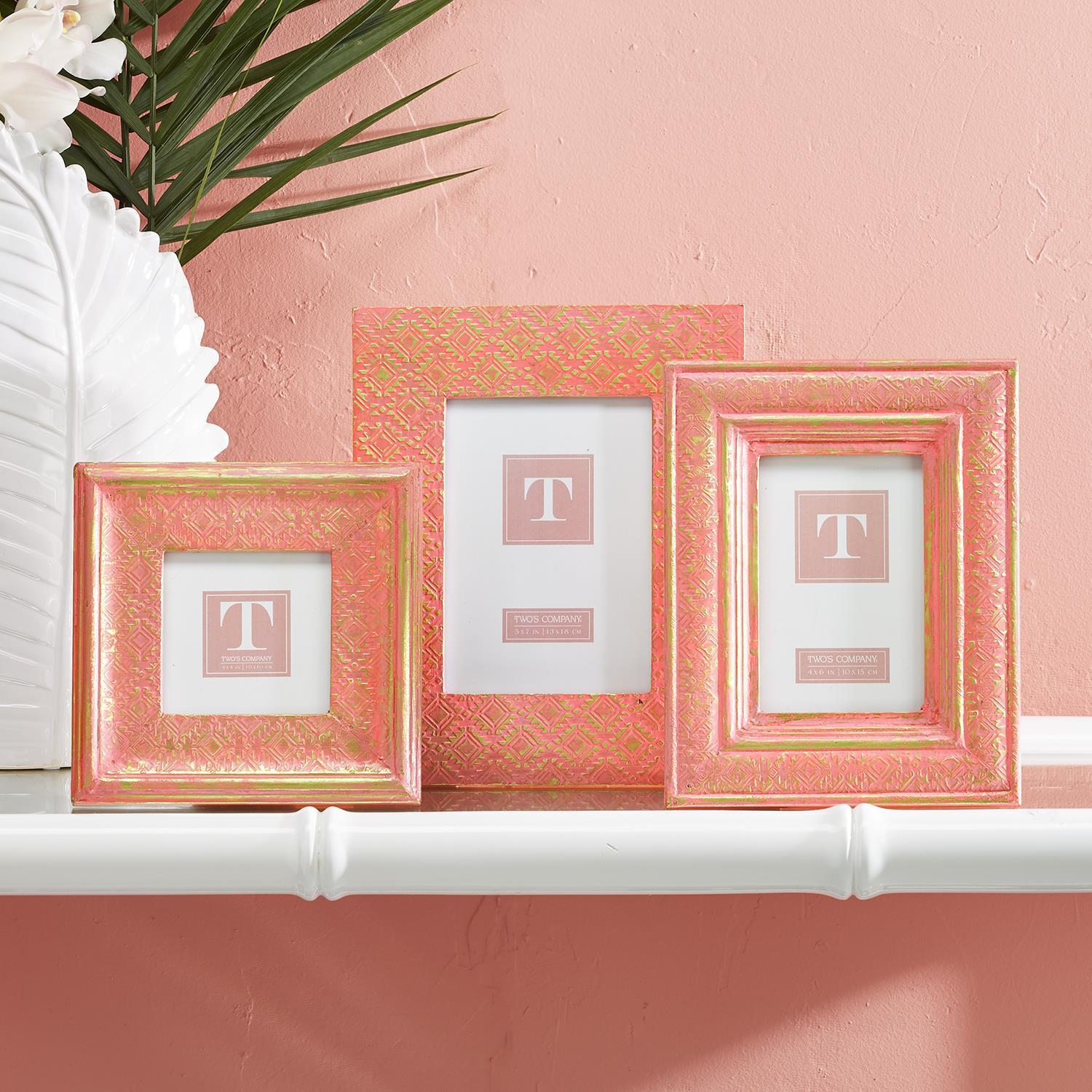 S/3 Pressed Tile Frames Includes 3 Sizes