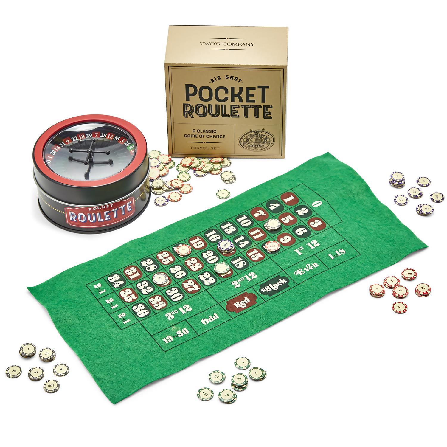 Pocket Roulette Game In Gift Box