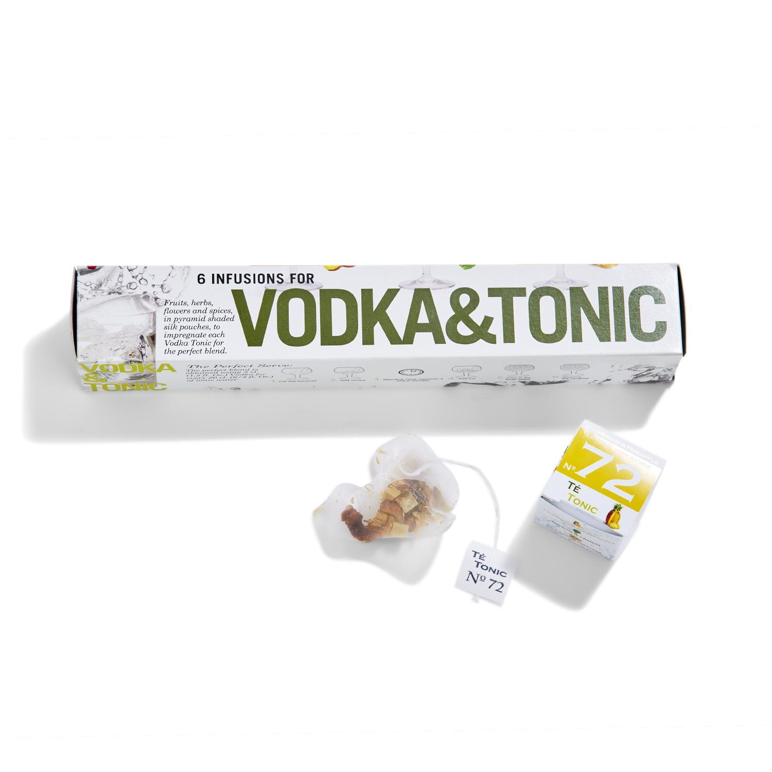 Refill For Te Tonic 20 Pc Vodka & Mixer S/6 Infusers in Gift Box Unit