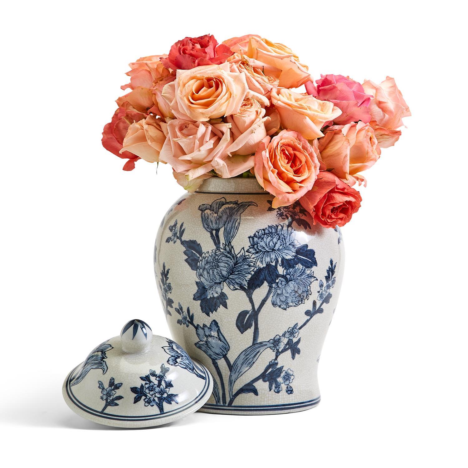 Japanese Blossom Temple Jar