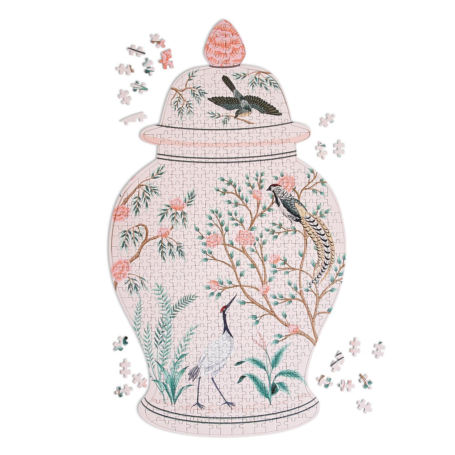 Flora and Fauna Ginger Jar 500 Pc Puzzle