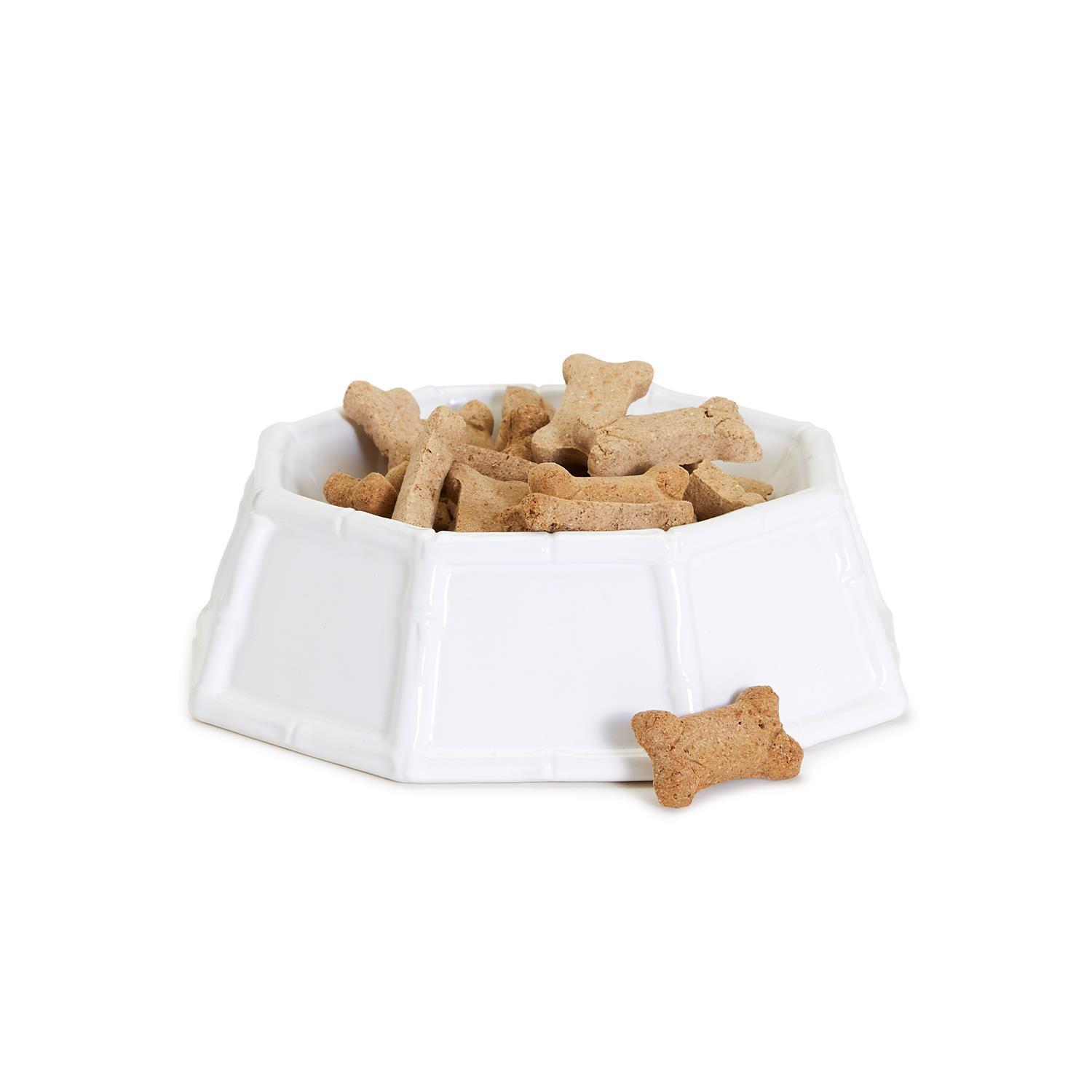 Faux Bamboo Dog Bowl