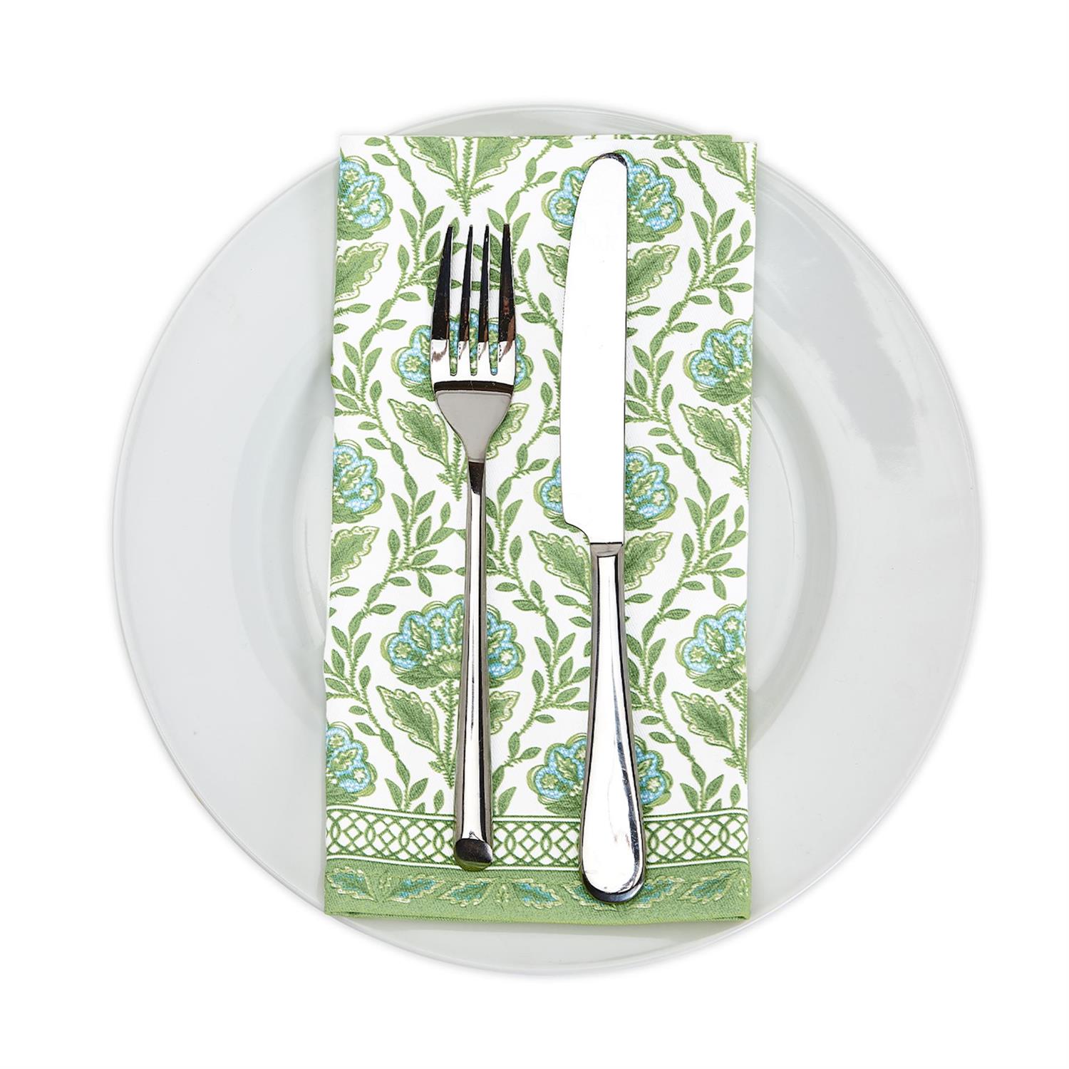 Patterned Napkins S/4 Floral Pattern Napkins