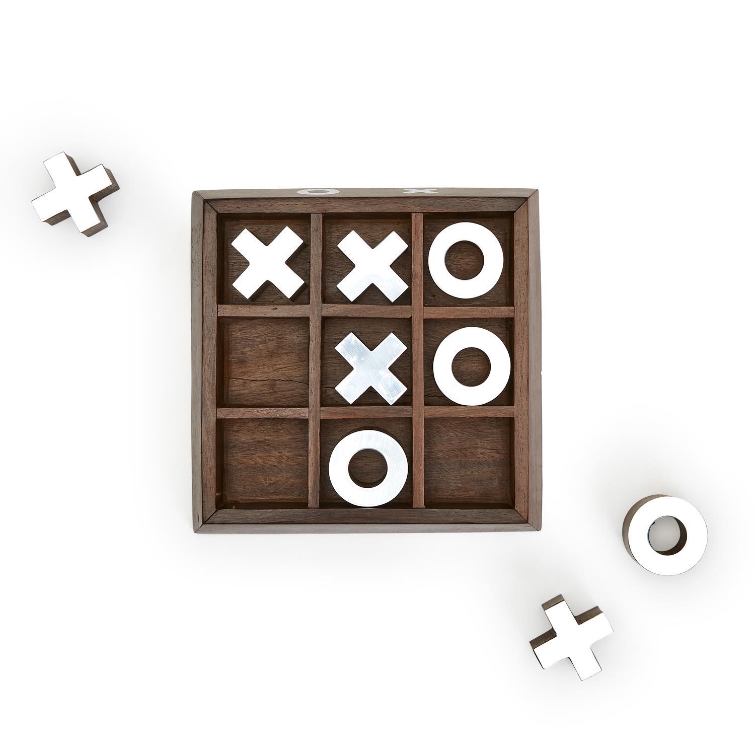 The Turf Club Hand-Crafted Tic-Tac-Toe Game