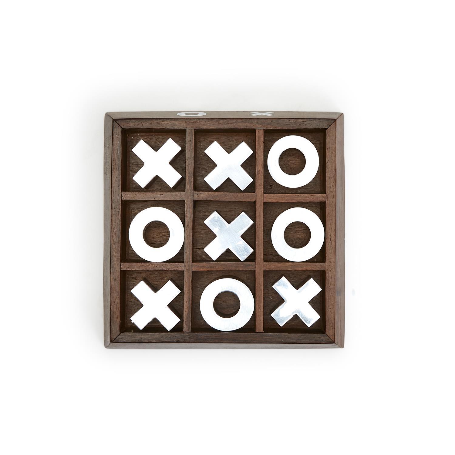 Turf Table Game The Turf Club Hand-Crafted Tic-Tac-Toe Game
