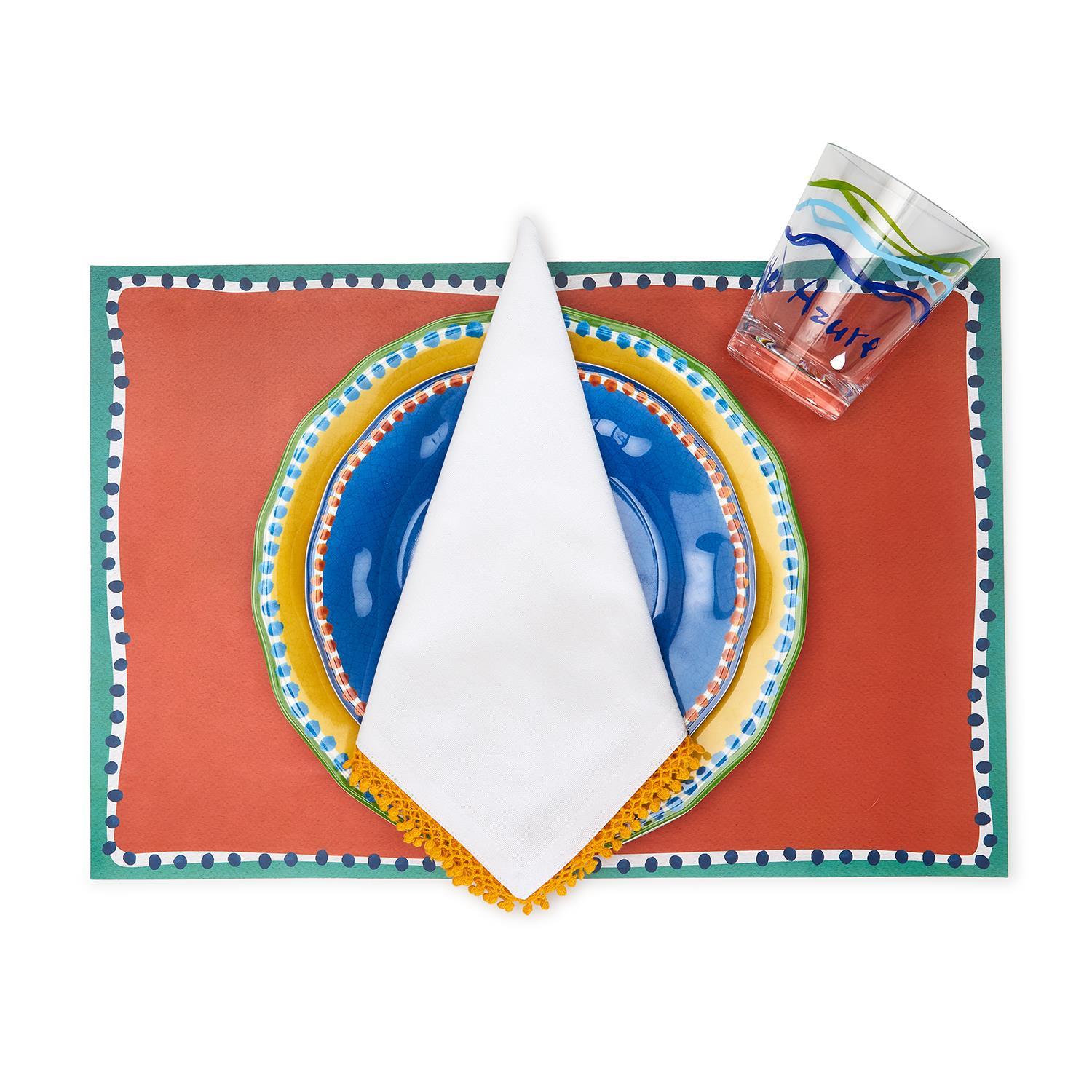 S/4 Color Play Set Salad / Dessert Plates