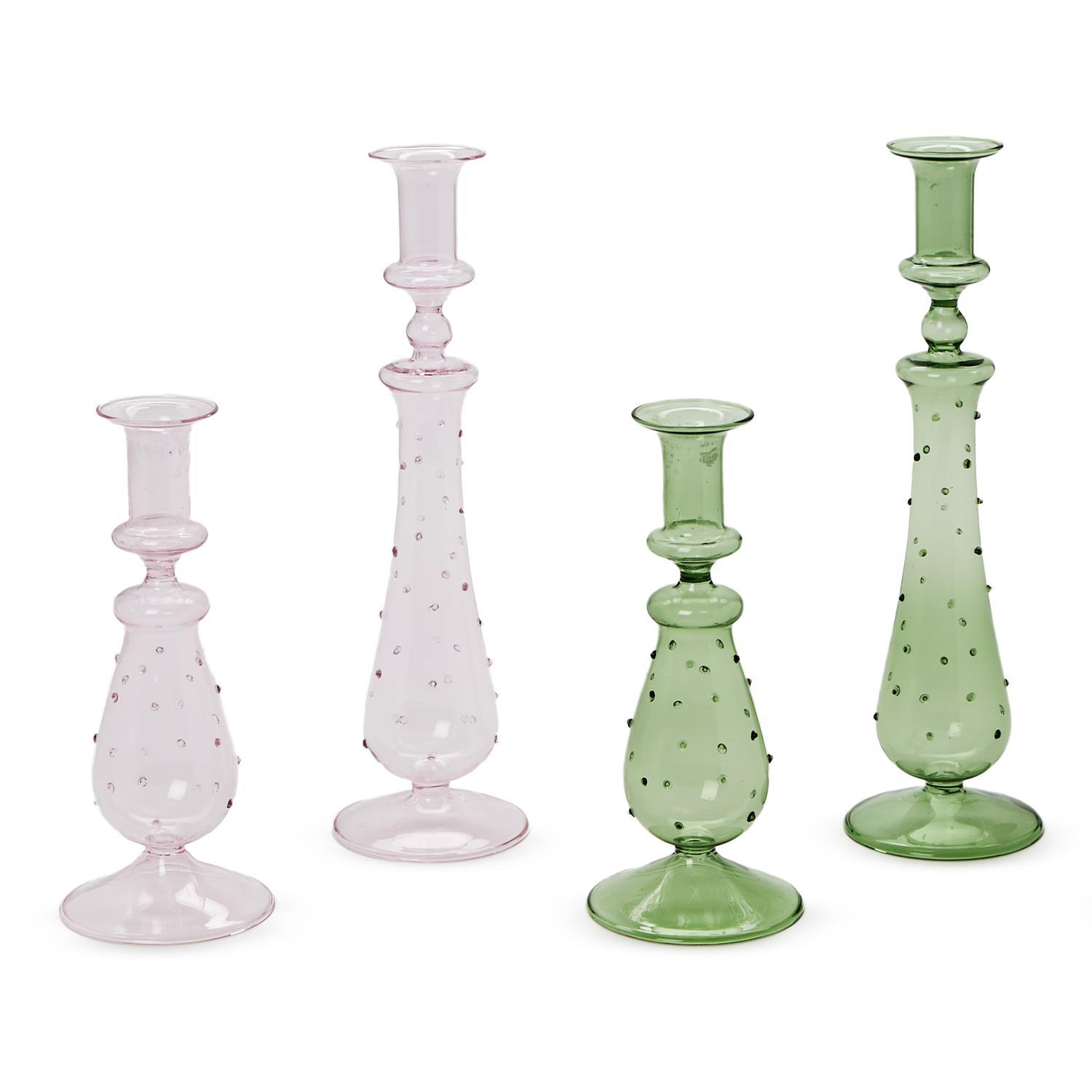Two's Company Verre Taper Candle Holders - Thumbnail 5