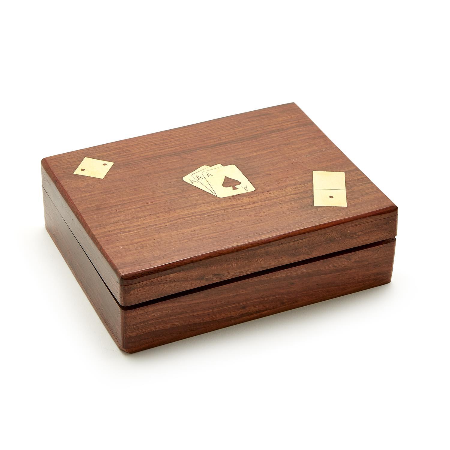 The Triple Threat Game Set in Hand-Crafted Wood Box Includes: 1