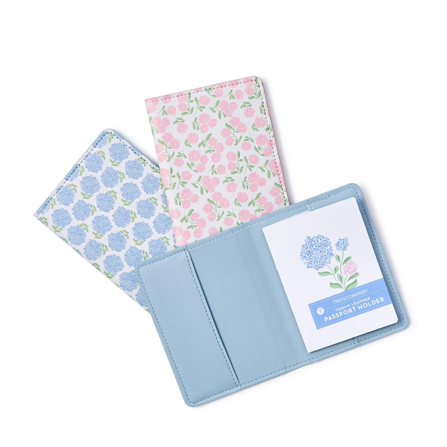 Hydrangea Print Passport Holder A/3 Designs