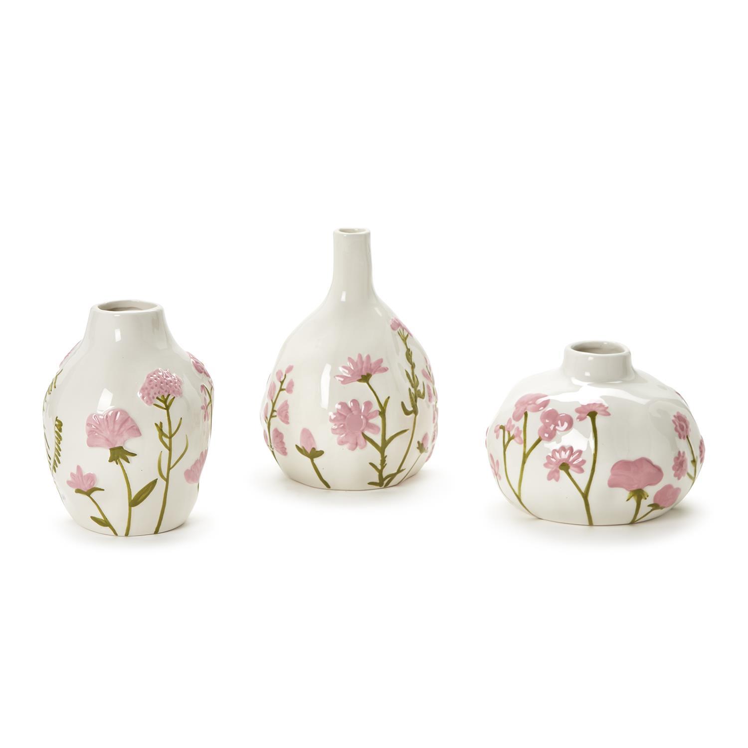 Brinley Rose Floral Glass Shade Table Lamp