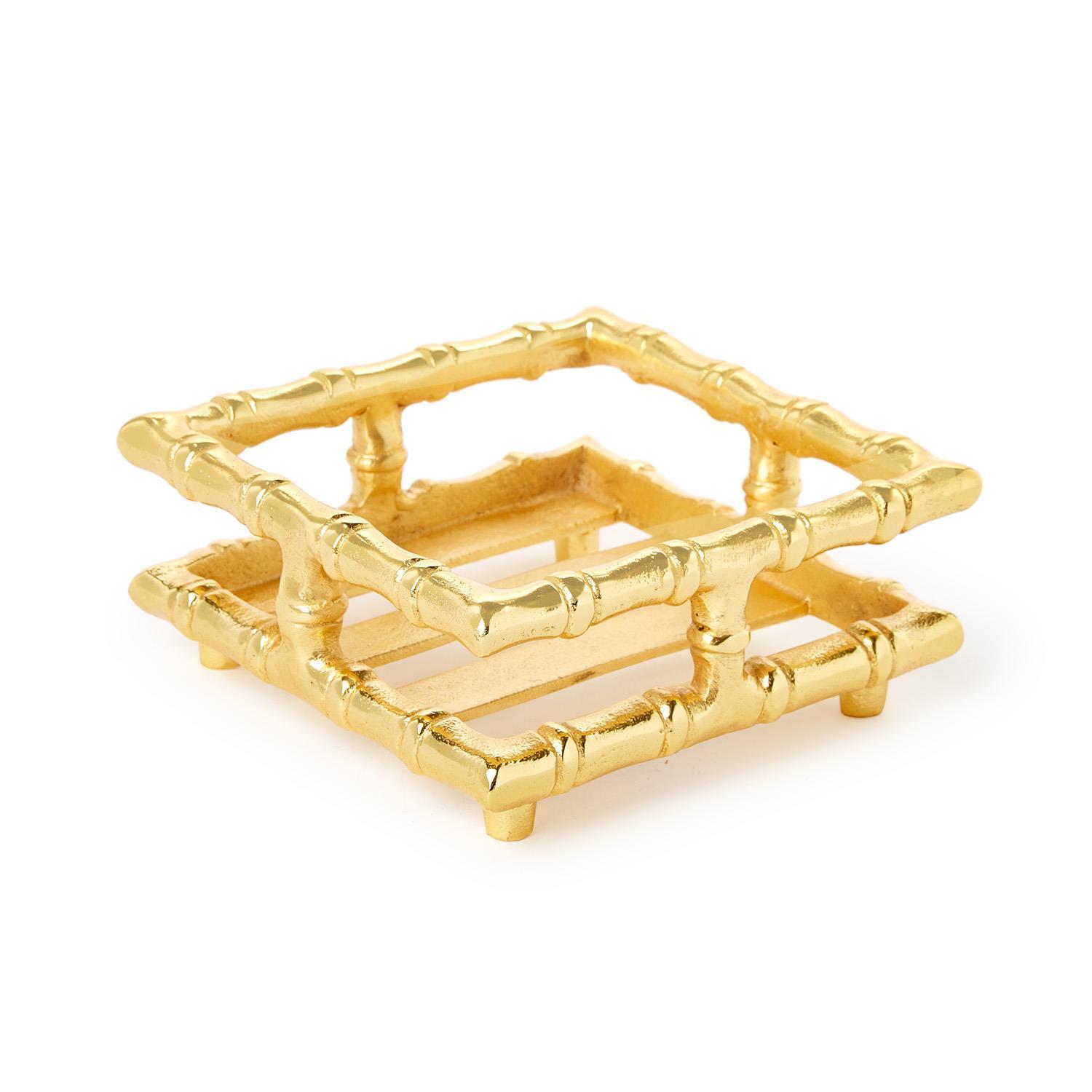 GOLDEN BAROQUE・ゴールデンバロック）全25cdBOX Gold Bamboo Cocktail Napkin Holder